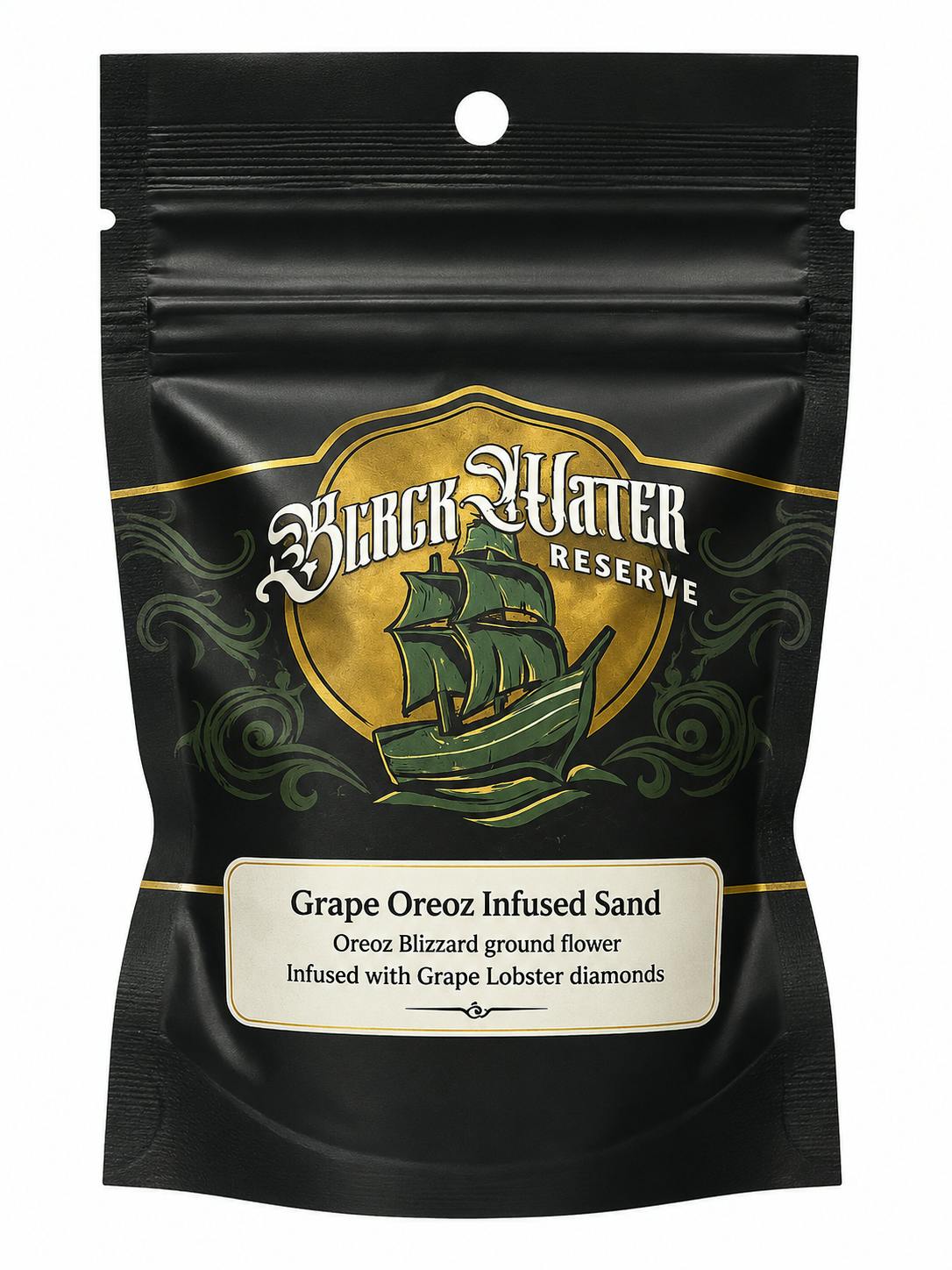 Black Water Reserve | 2g | Grape Oreoz | Infused Sand