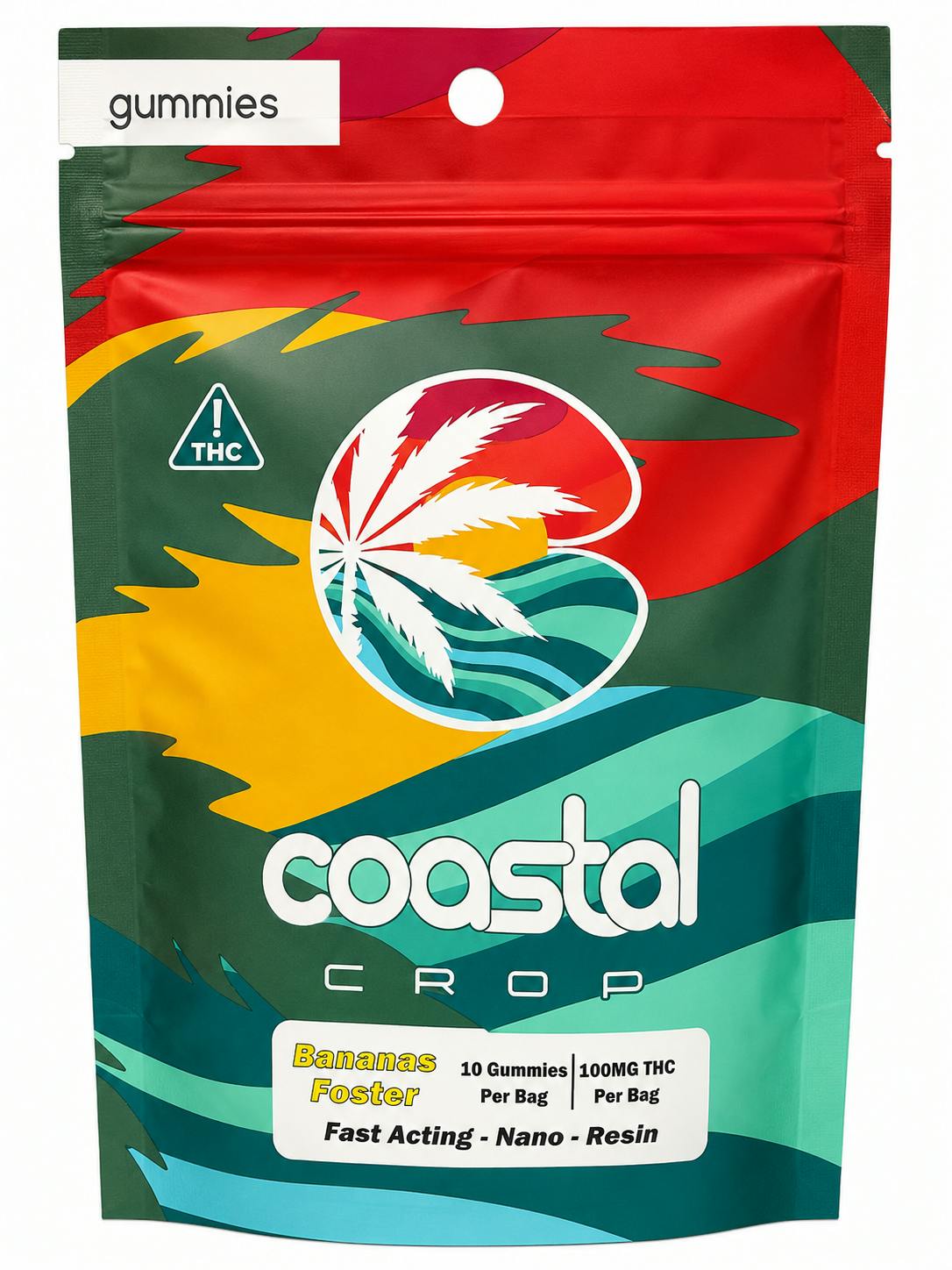 Coastal Crop | 100mg | Banana Fosters | Nano Resin