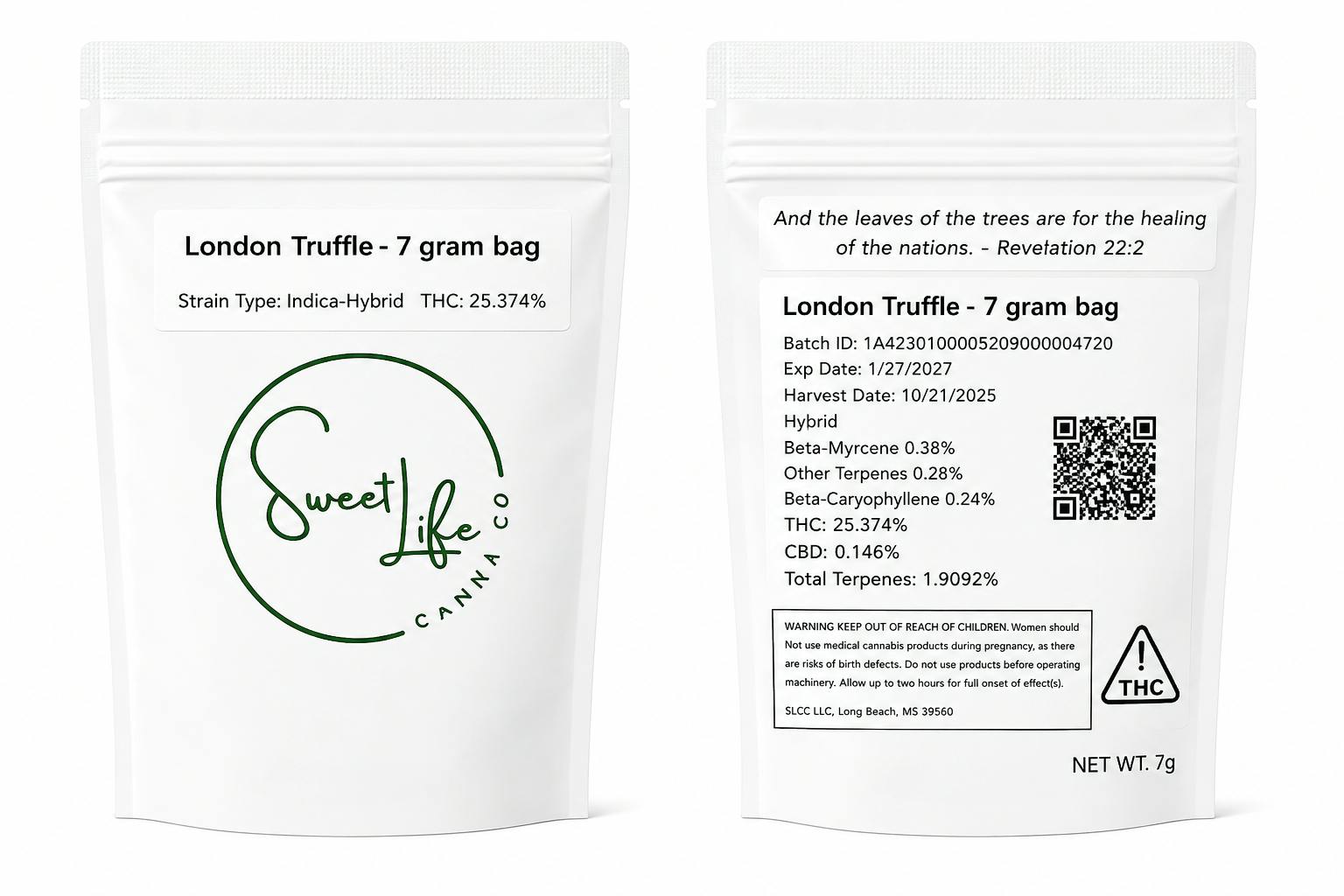 Sweet Life Canna | 7g | London Truffle