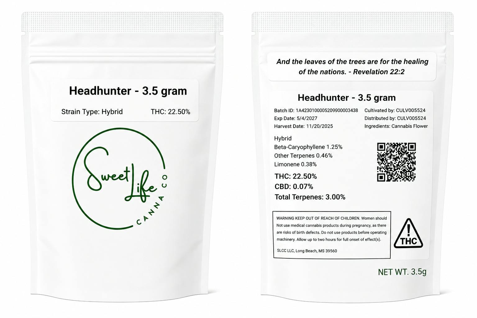 Sweet Life Canna | 3.5g | Headhunter
