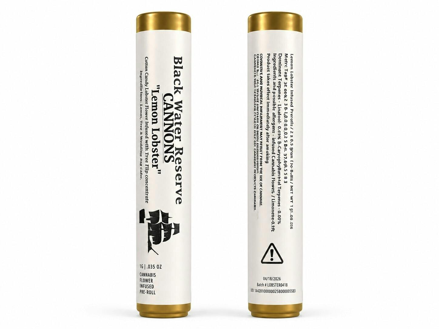 Black Water Reserve | 1g | Lemon Lobster | Infused | 2pk