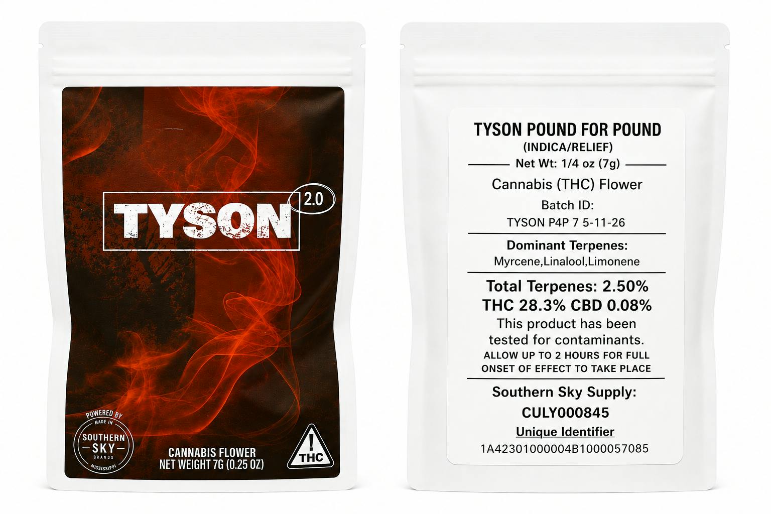 Southern Sky Brands | 7g | Tyson Pound for Pound PB Souffle