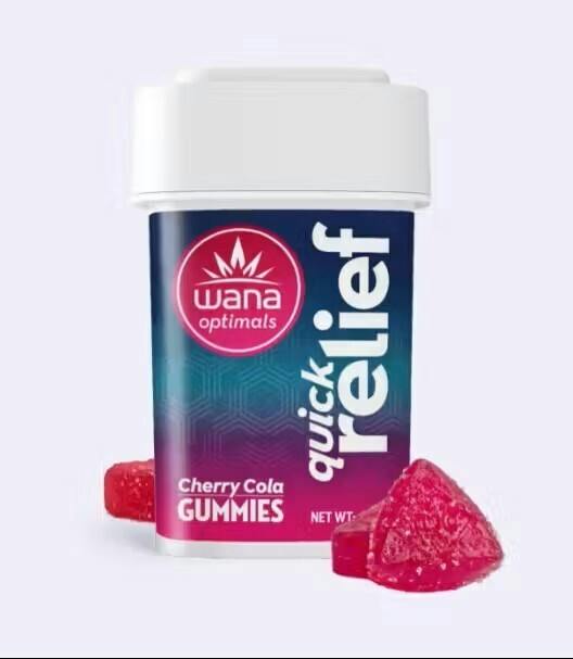 Wana | 50mg | Cherry Cola | Quick Relief Gummies | 10pk