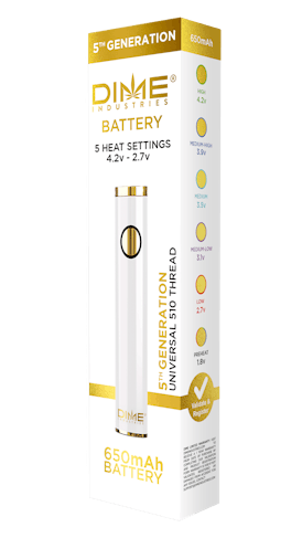 DIME – 5th Generation White Battery