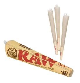 RAW – ORGANIC HEMP 1¼ CONES (6 PACK)