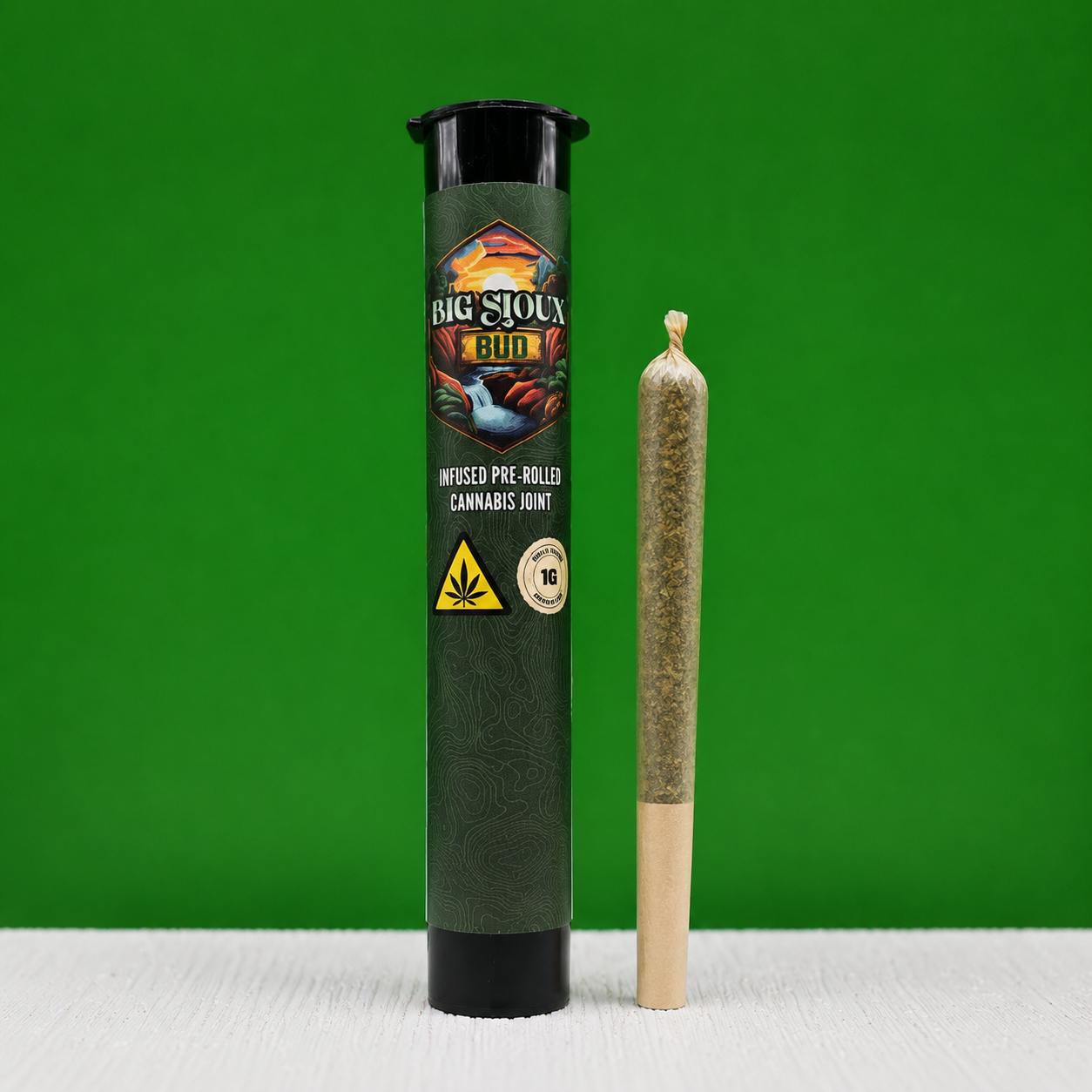 Wedding Cake by Big Sioux Buds 1g Infused Pre Roll | Indica