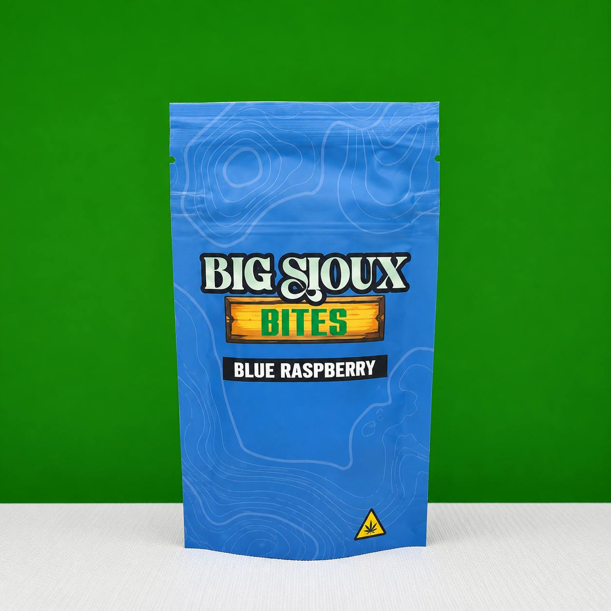 Blue Raspberry Gummies by Big Sioux Bites 10mg 10 Pack | Indica at Dakota Health and Wellness