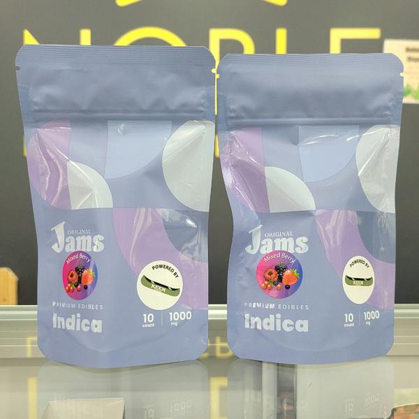 Noble Labs - Jams 100mg/ 10pk Indica Gummies | Mixed Berry by Noble Labs