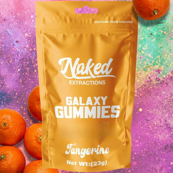 Naked Gummies - 500 mg - Tangerine by MidSouth Extracts