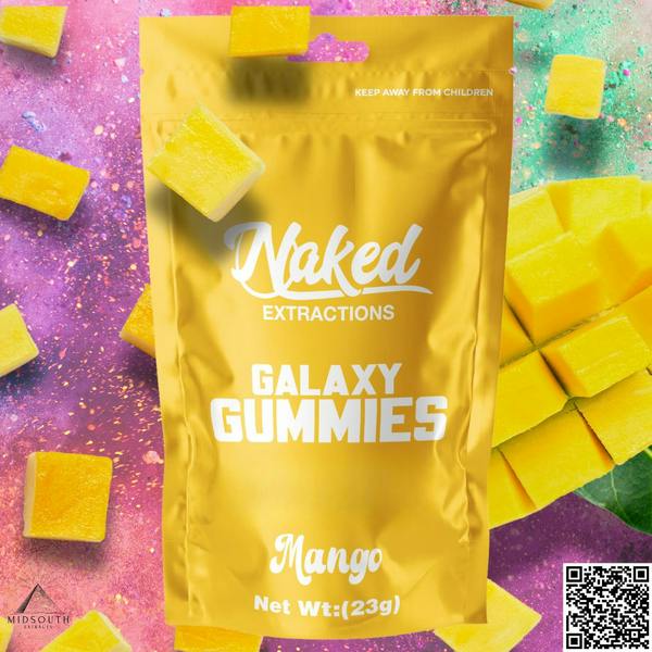 Naked Gummies - 500 mg - Mango by MidSouth Extracts