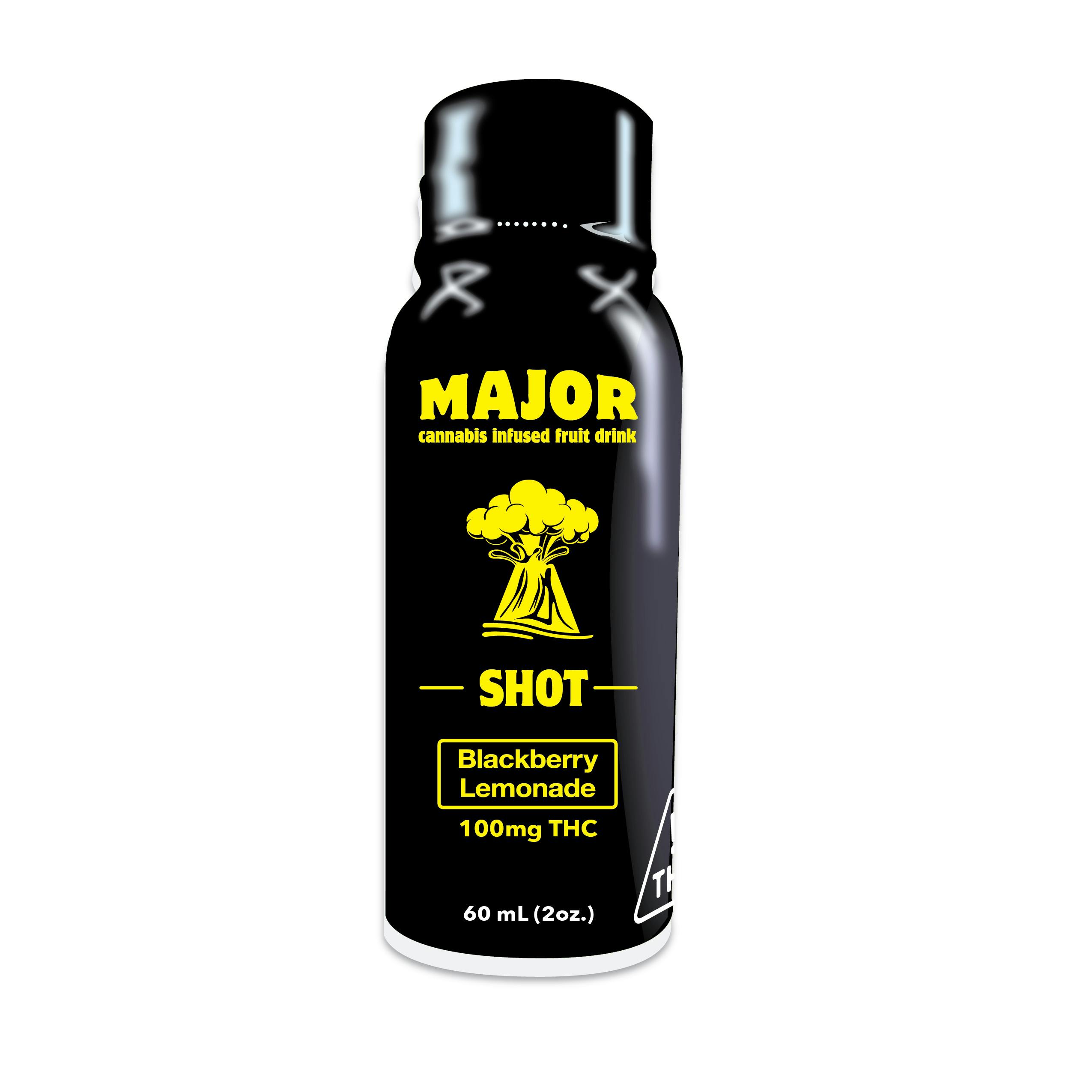Major | 100mg | Blackberry Lemonade | Fast-Acting Shot at DABBS Cannabis Dispensary