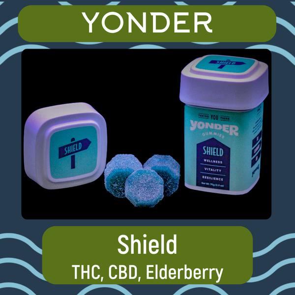 Yonder | Blueberry | 100mg SHIELD Gummies 10pk by Yonder