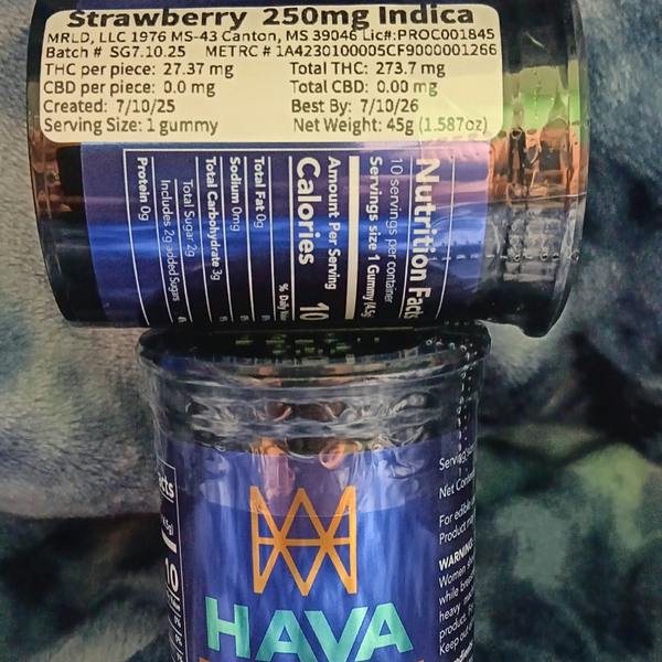 HAVA | 250mg | Strawberry Gummies
