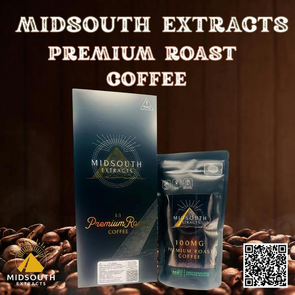 MidSouth Extracts | 100mg | Premium Roast Coffee | Infused