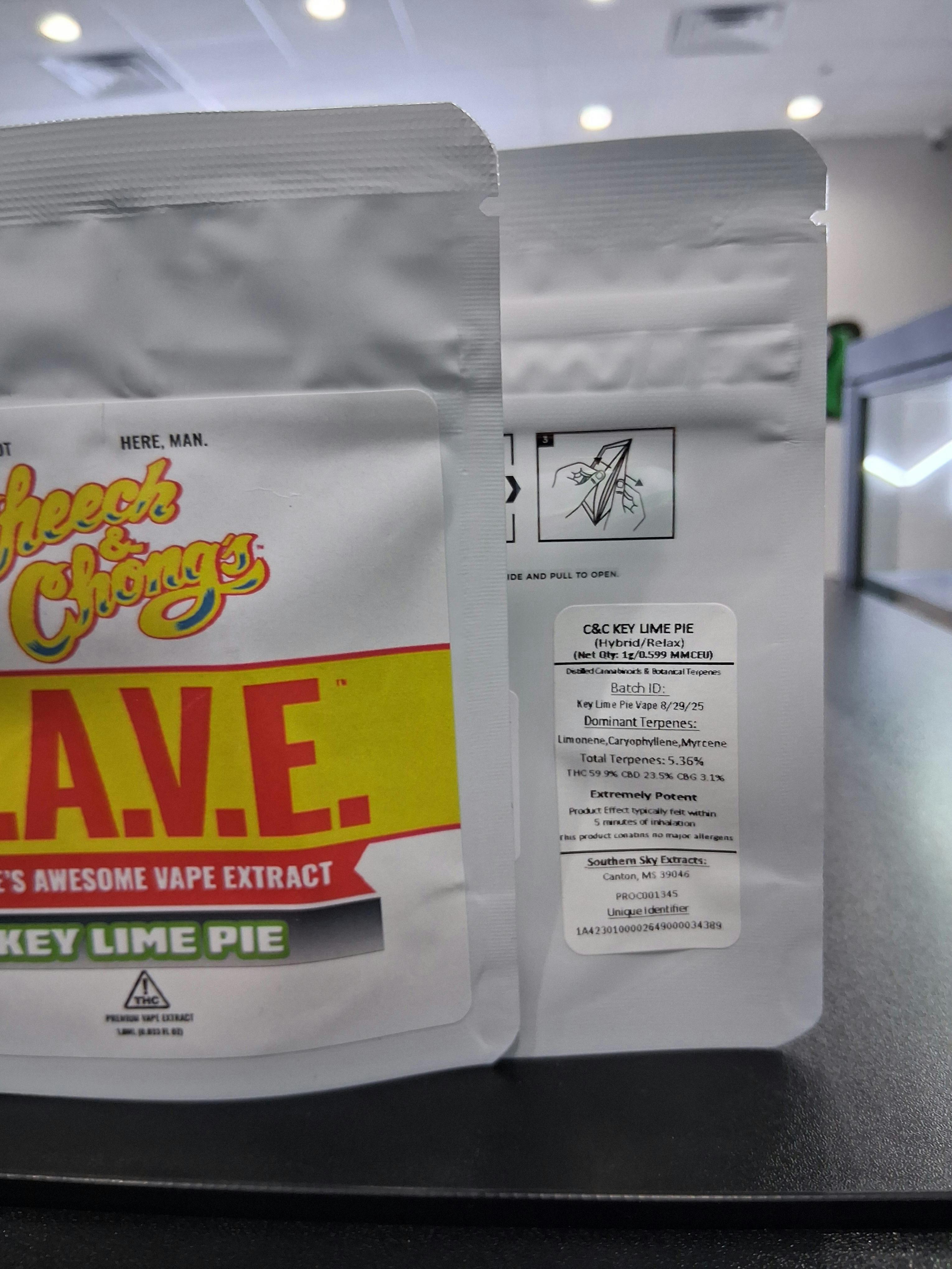 Cheech & Chong's | Key Lime Pie | Cartridge | 1g by Southern Sky Brands