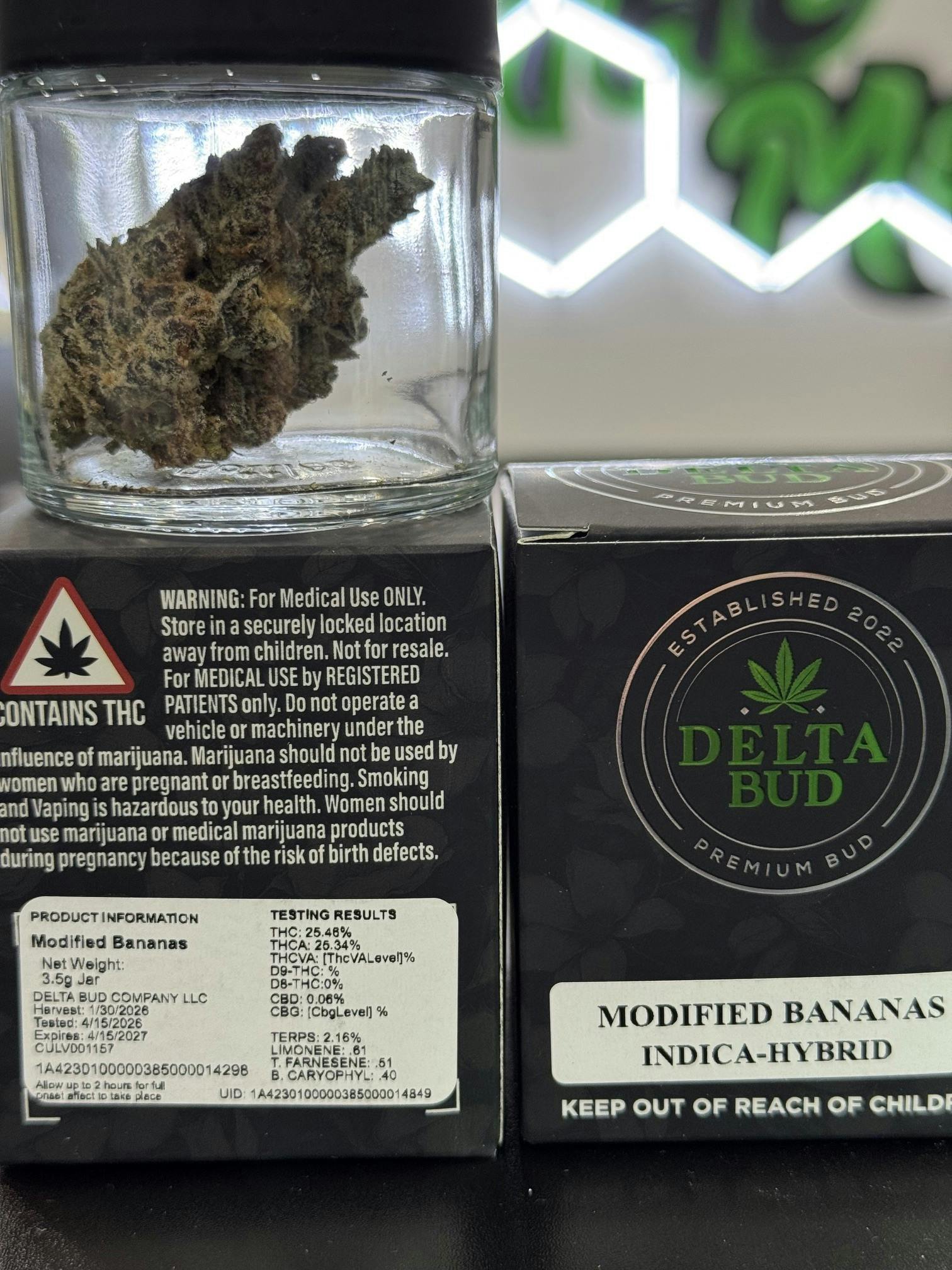 Delta Bud | 3.5g | Modified Bananas