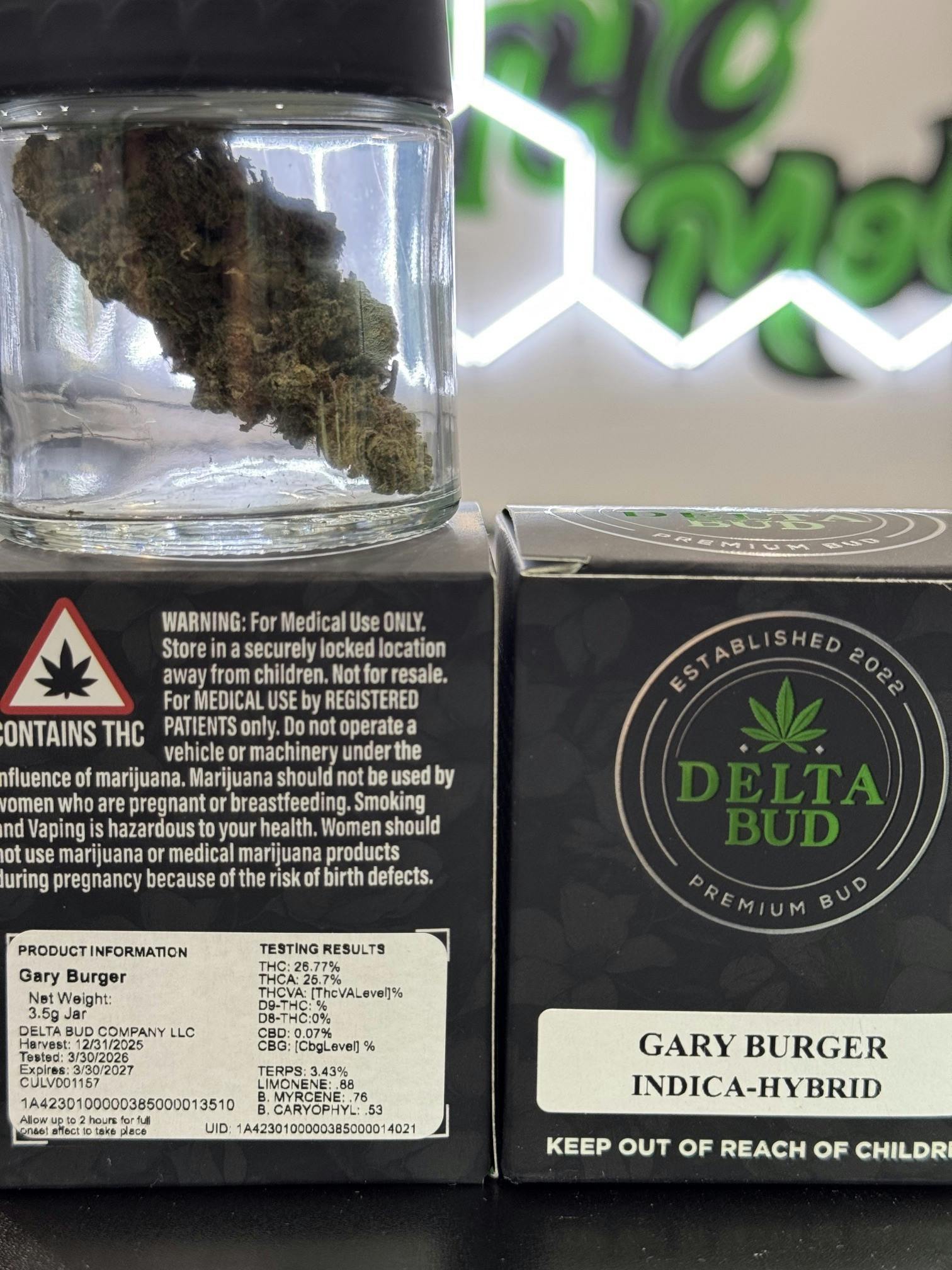 Delta Bud | 3.5g | Gary Burger