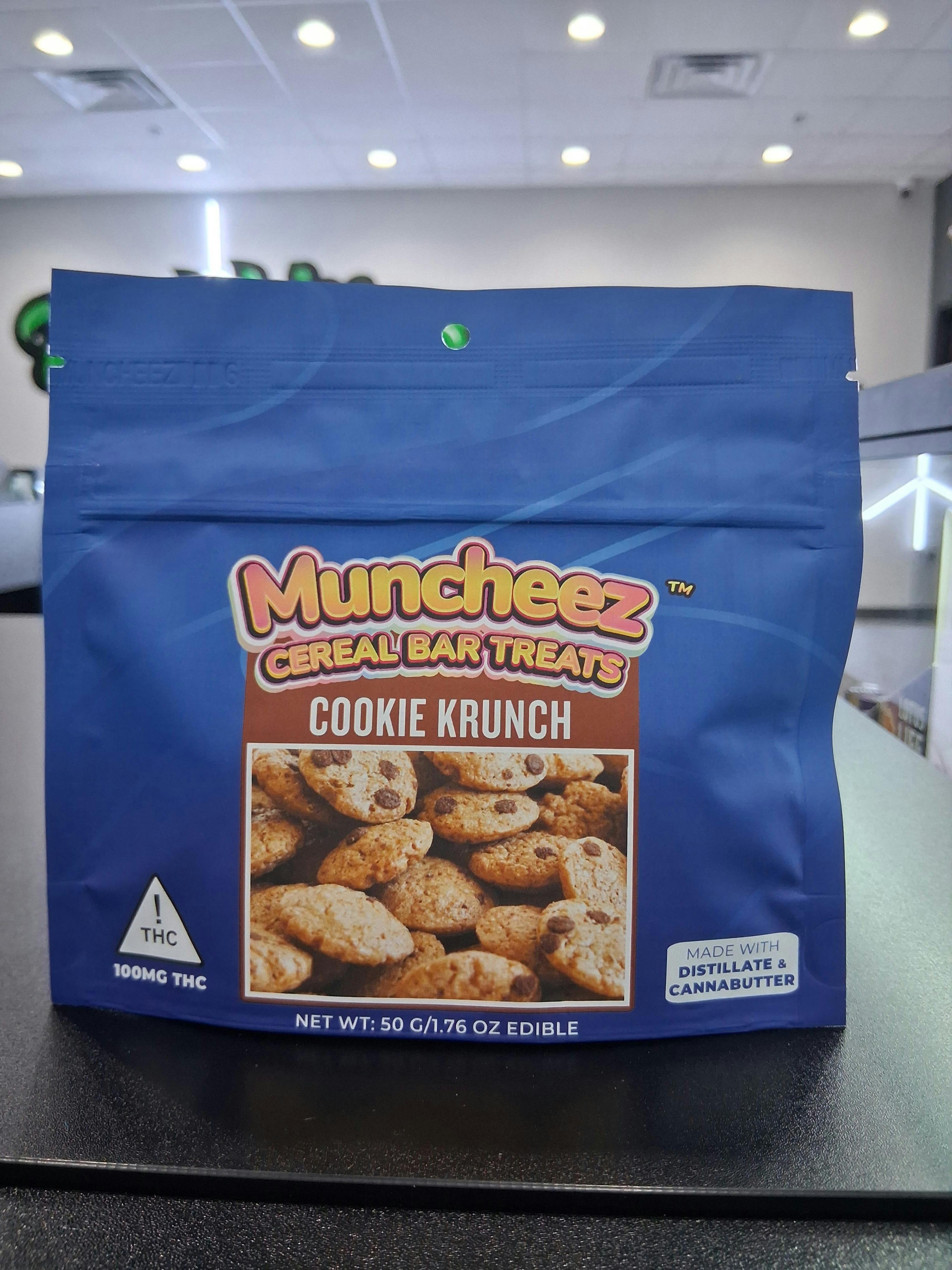 Muncheez | 100mg | Cookie Krunch | Cereal Bars cannabis product