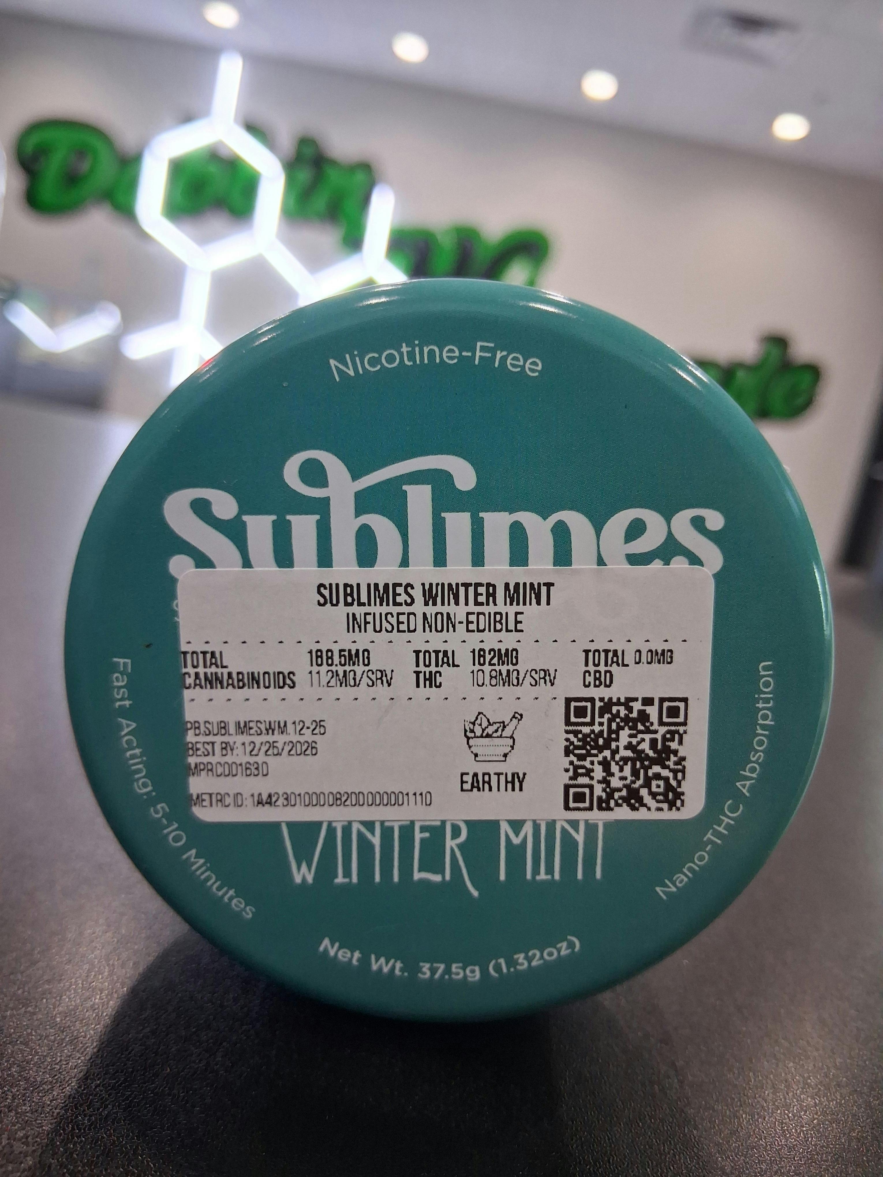 Sublimes | 150mg | Winter Mint | Pouches