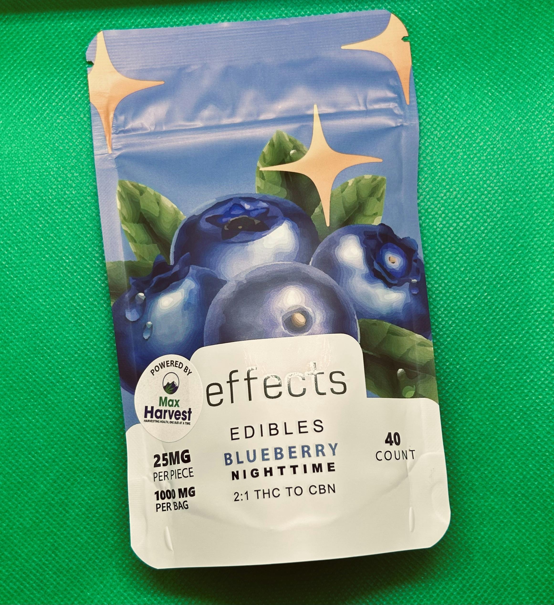 Noble Labs - Effects Nighttime Gummies 25mg/40 pack | Blueberry by Noble Labs