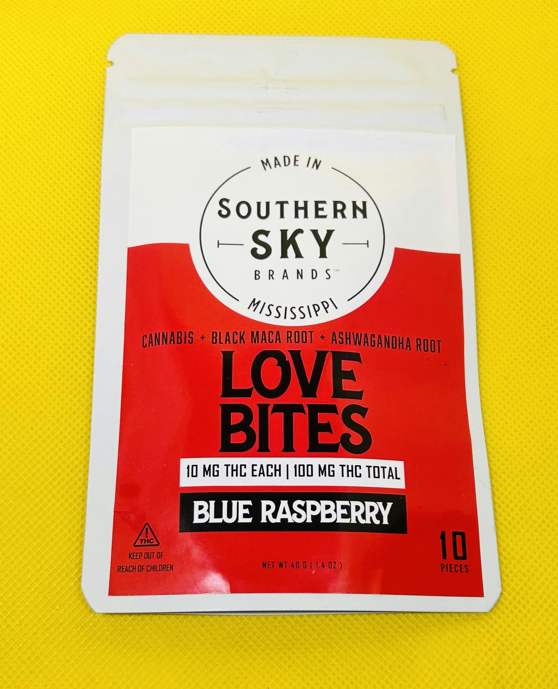 Blue Raspberry Gummies 100mg by Southern Sky Brands