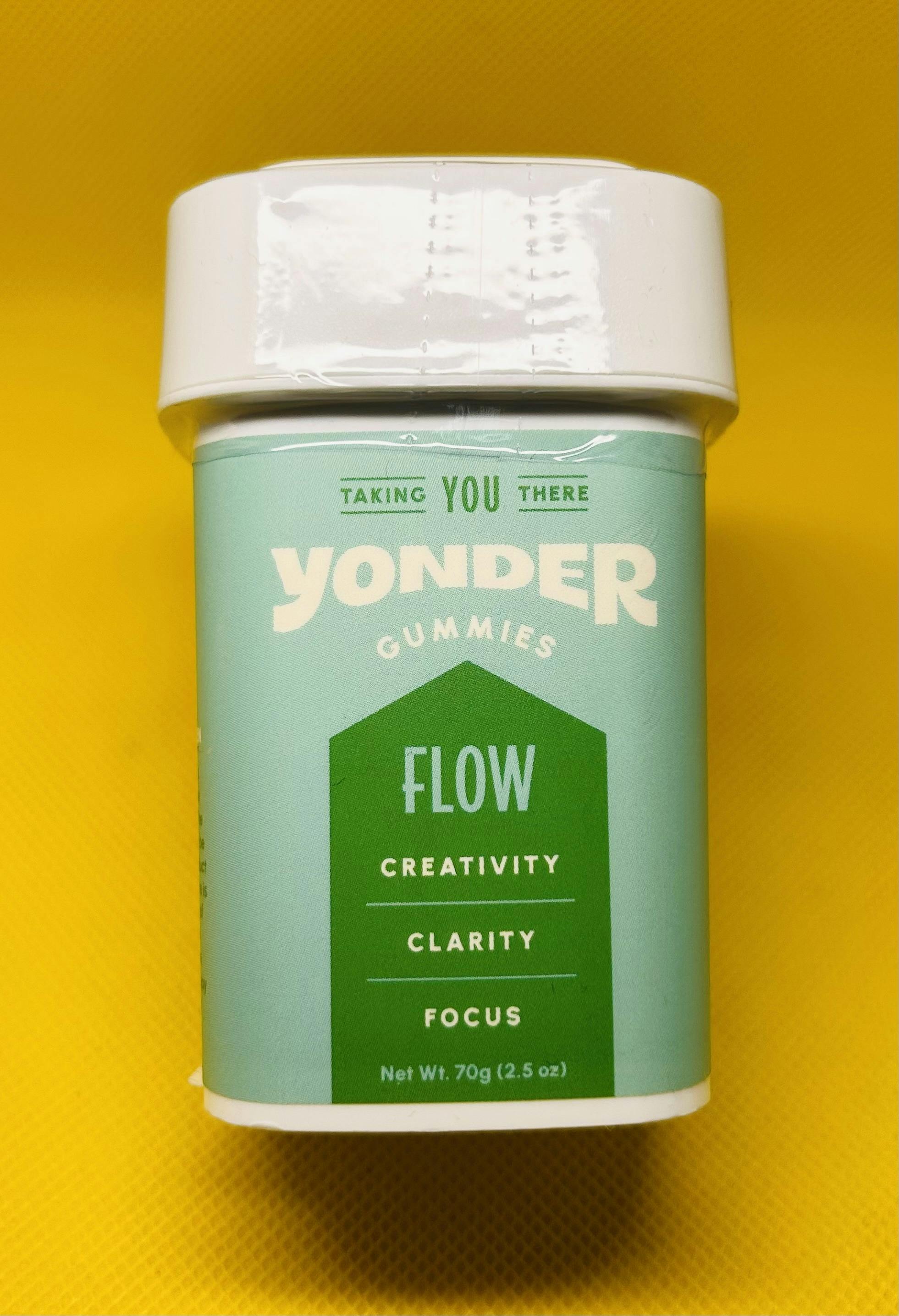 Yonder | Flow | Green Apple Gummies | 500 mg | 10 Pack | 50mg/ea by Yonder