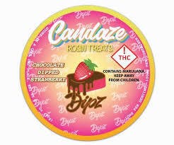 Candaze Rosin Gummy Chocolate Strawberry cannabis product