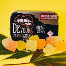 Devour Gummies Tropical Sunrise Distilled