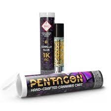 Pentagon 1000mg Cart Gorilla Glue#4 at Cannabis World Dispensary