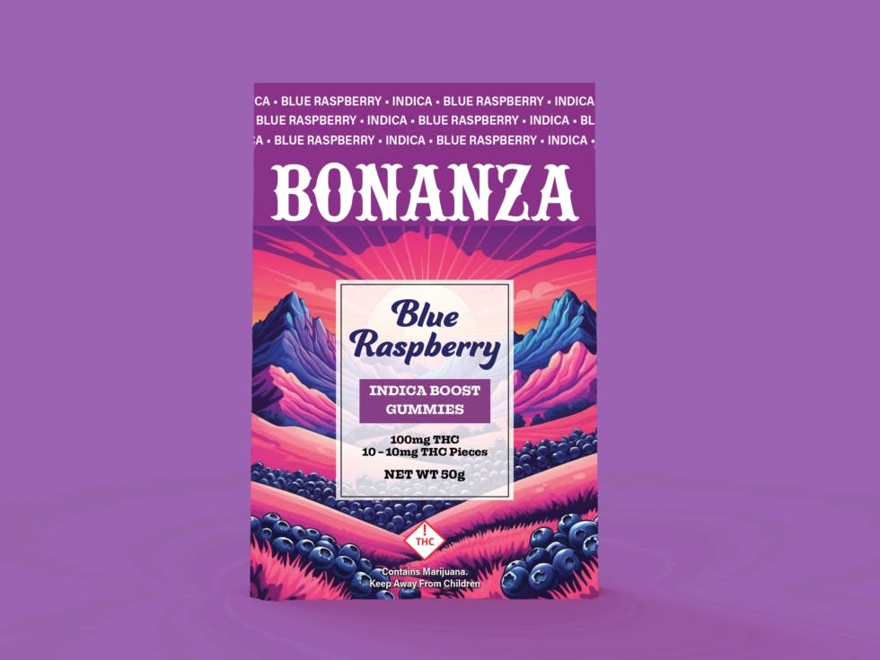 Bonanza Gummies Blue Raspberry