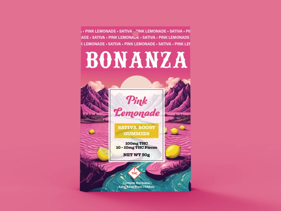 Bonanza Gummies Pink Lemonade