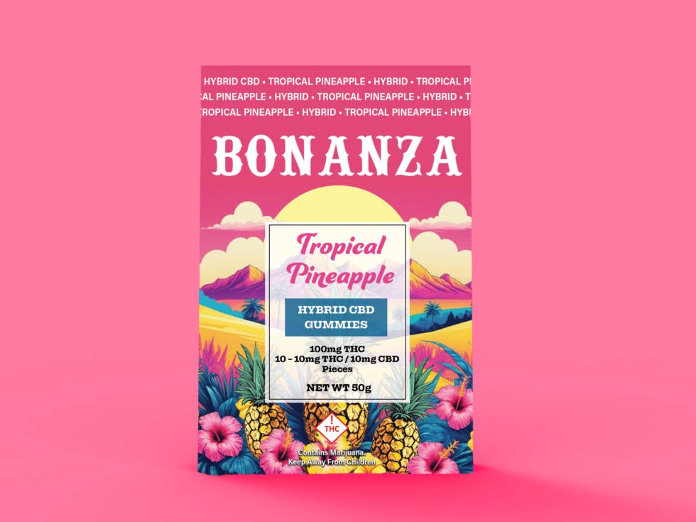 Bonanza Gummies Tropical Pineapple