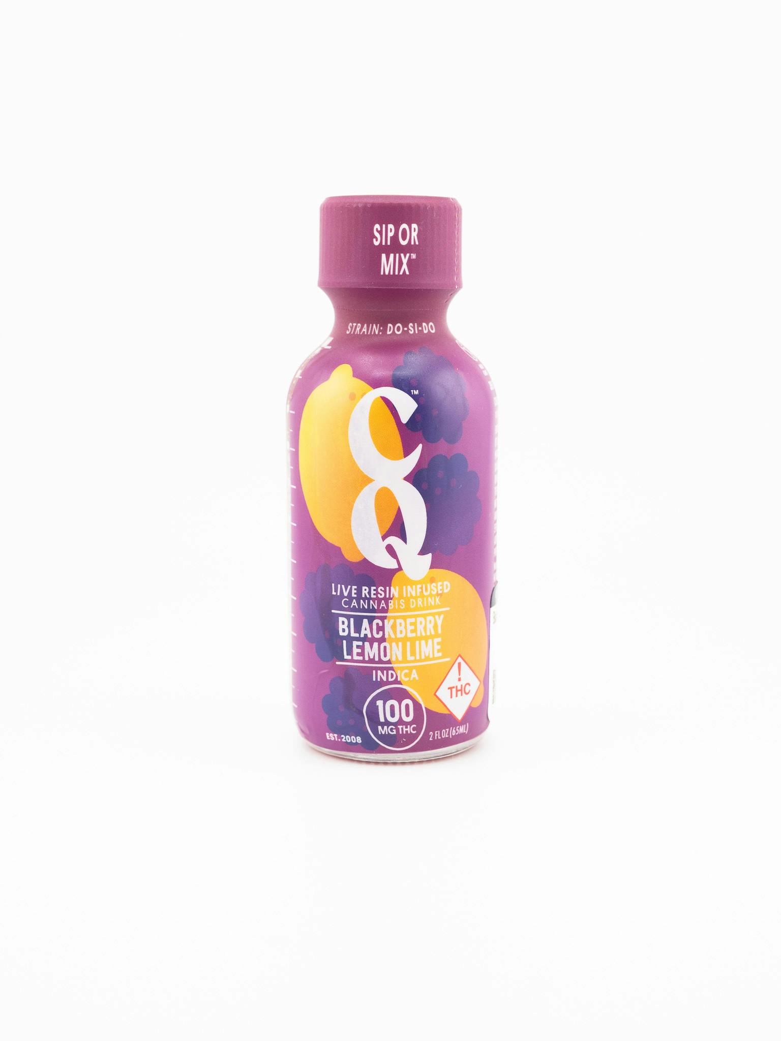 Elevated x CQ | Blackberry Lemon Lime Shot | Non-carbonated | 100mg | 65mL by Elevated Labs