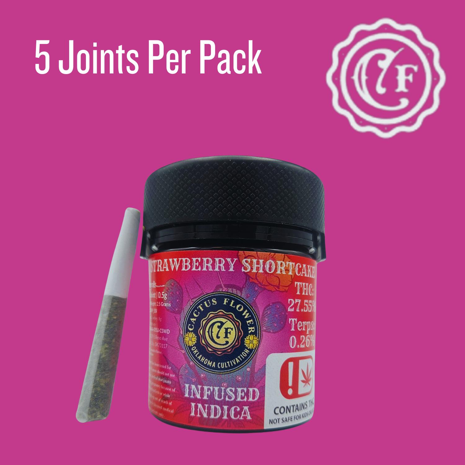 Cactus Flower | Strawberry Shortcake | Minis | 2.5g 5pk