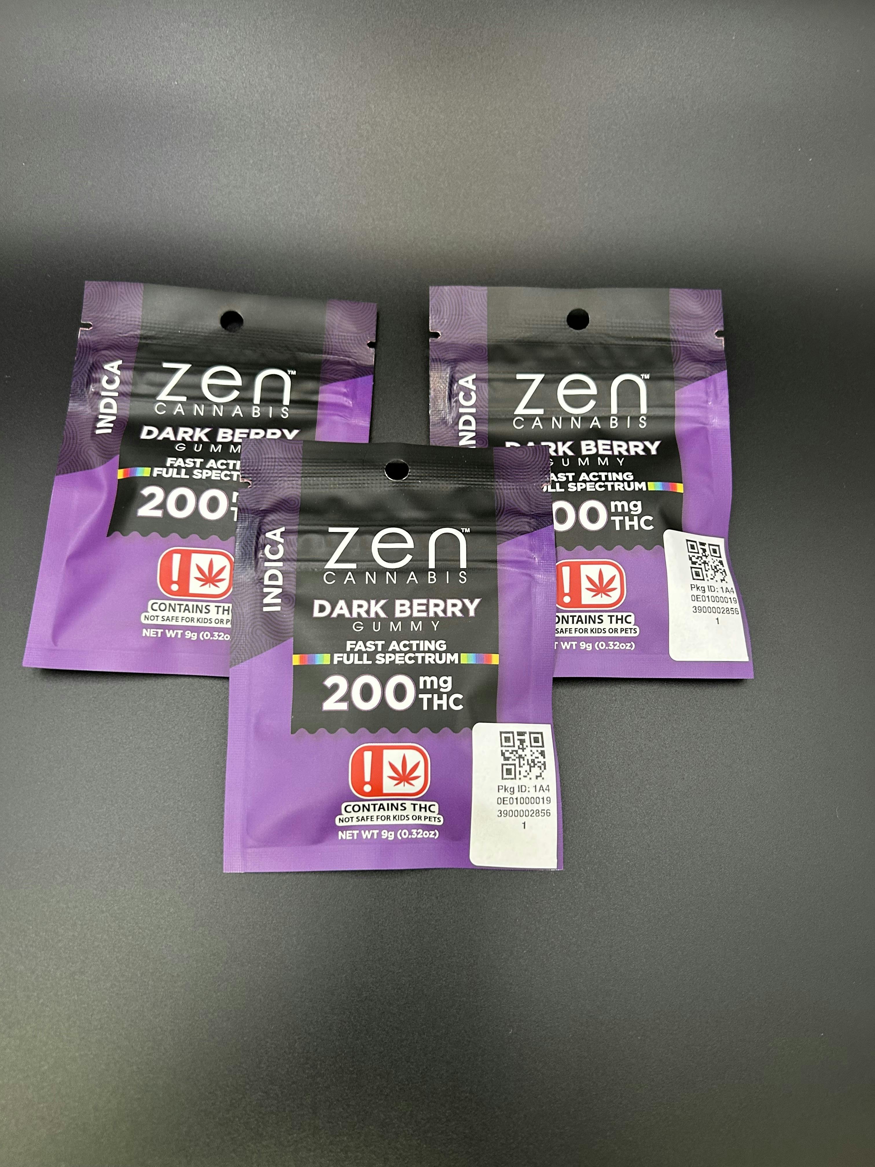 Zen | Dark Berry | 1 Single Dose 200MG Gummy (Tax Included)