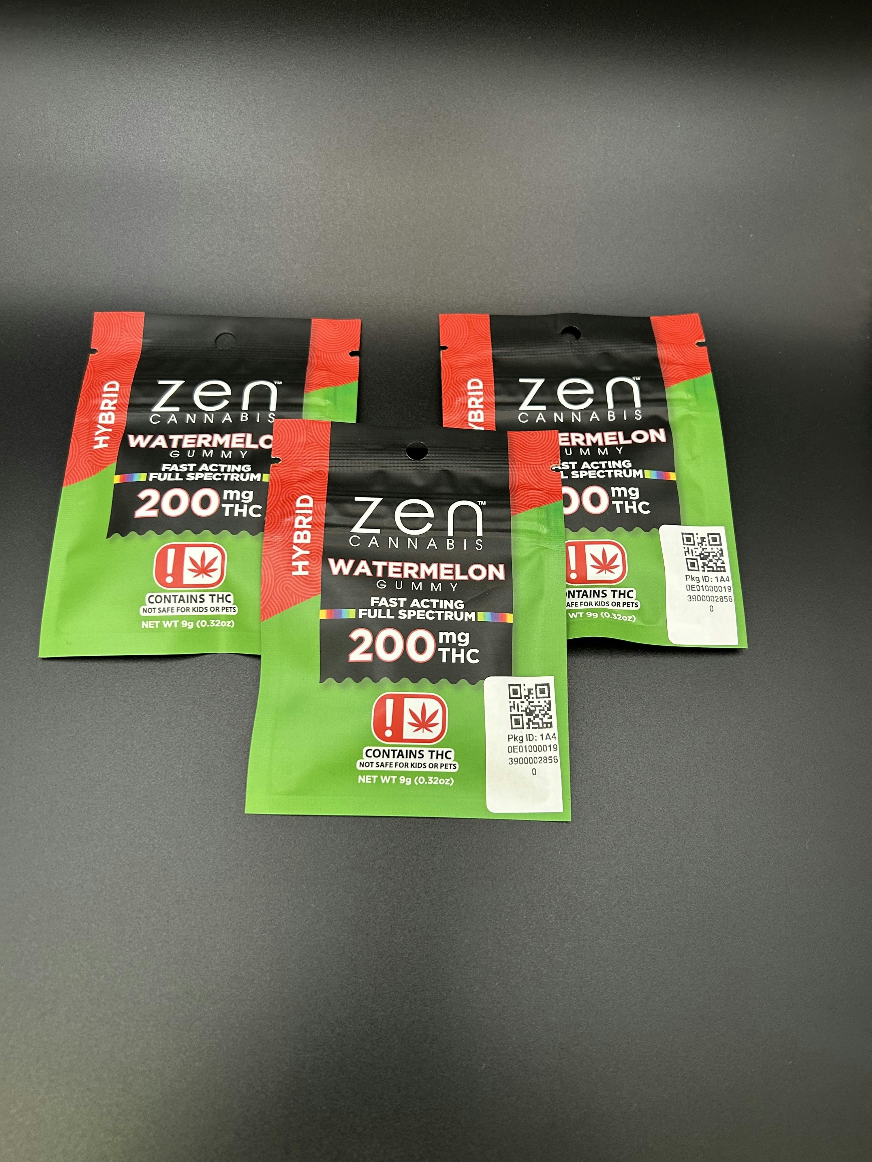 Zen | Watermelon | 1 Single Dose 200MG Gummy (Tax Included)