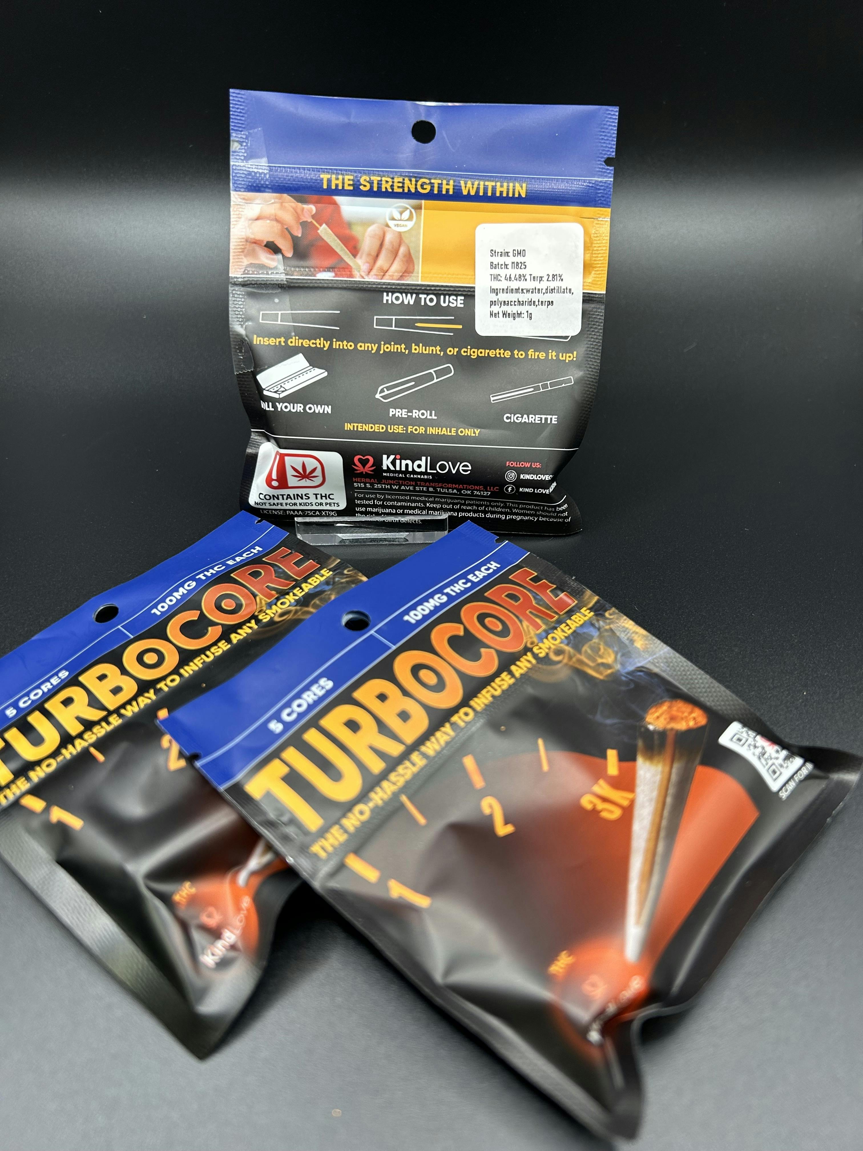 Turbocore | GMO | THC: % TERPS: % | 5PK (Tax Included)