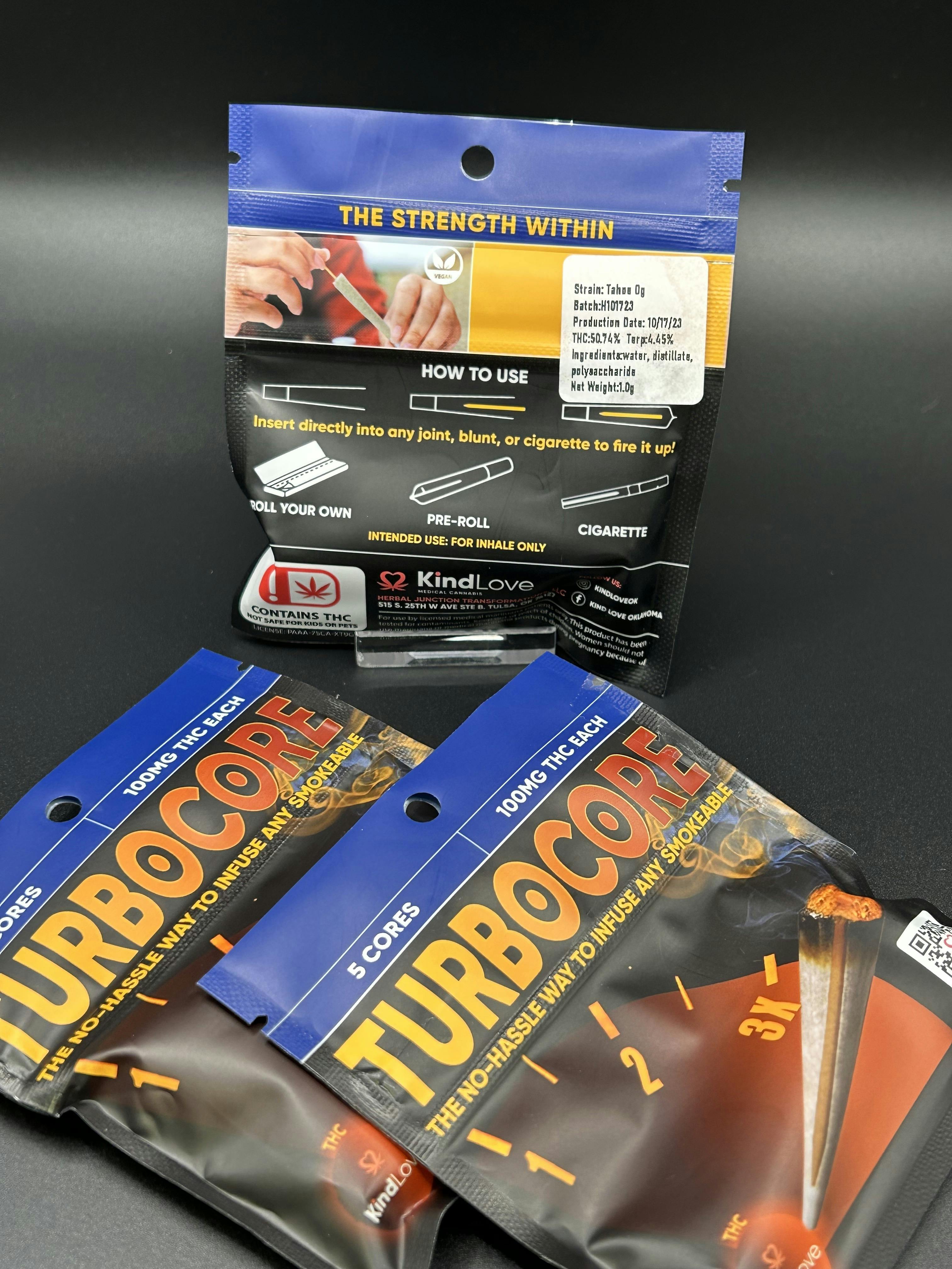 Turbocore | Tahoe OG | THC: % TERPS: % | 5PK (Tax Included)