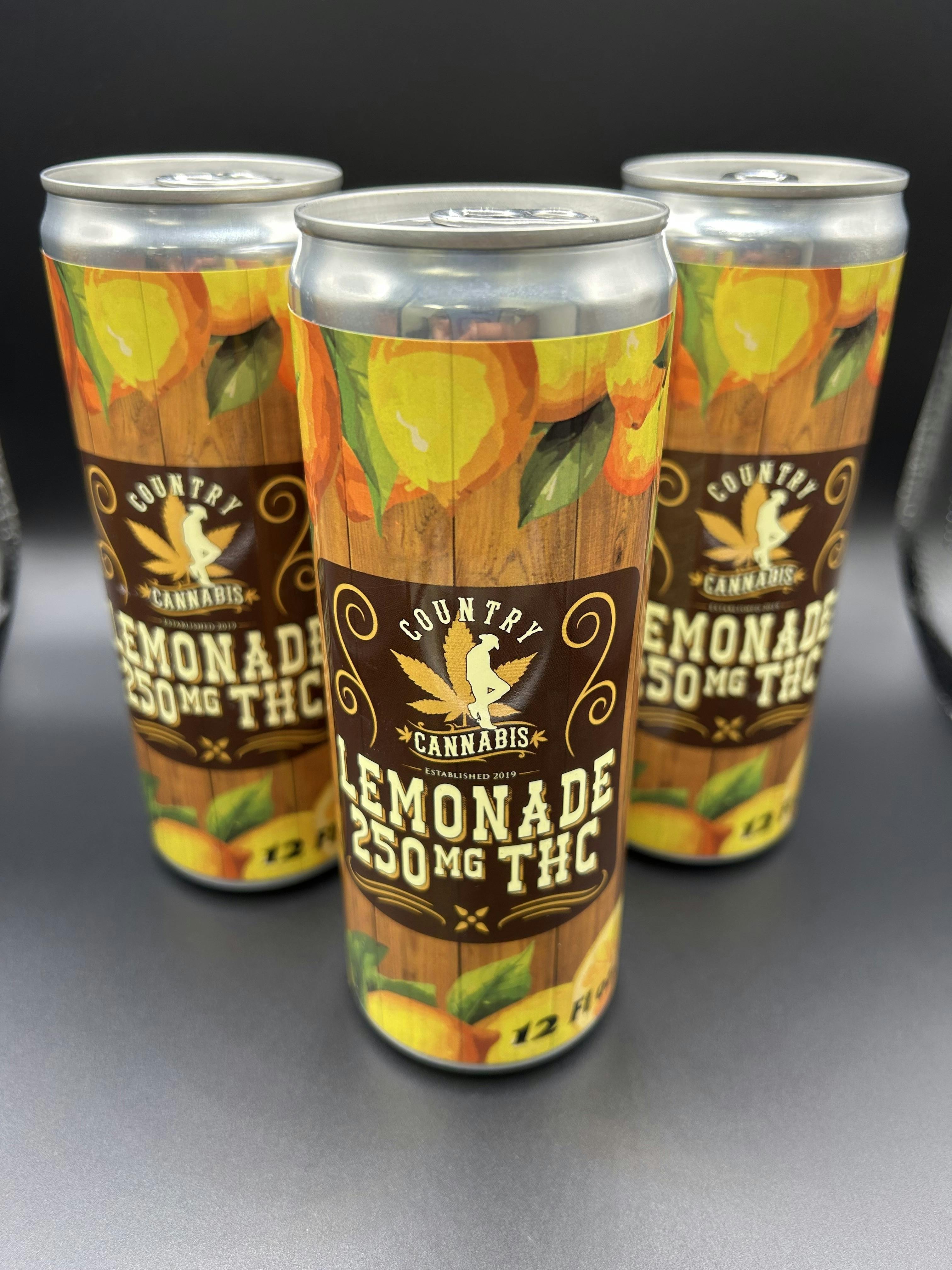 Country Cannabis | Lemonade | THC: 250mg | 12oz Drink (Tax Included) at Noble Cannabis Co Dispensary LLC