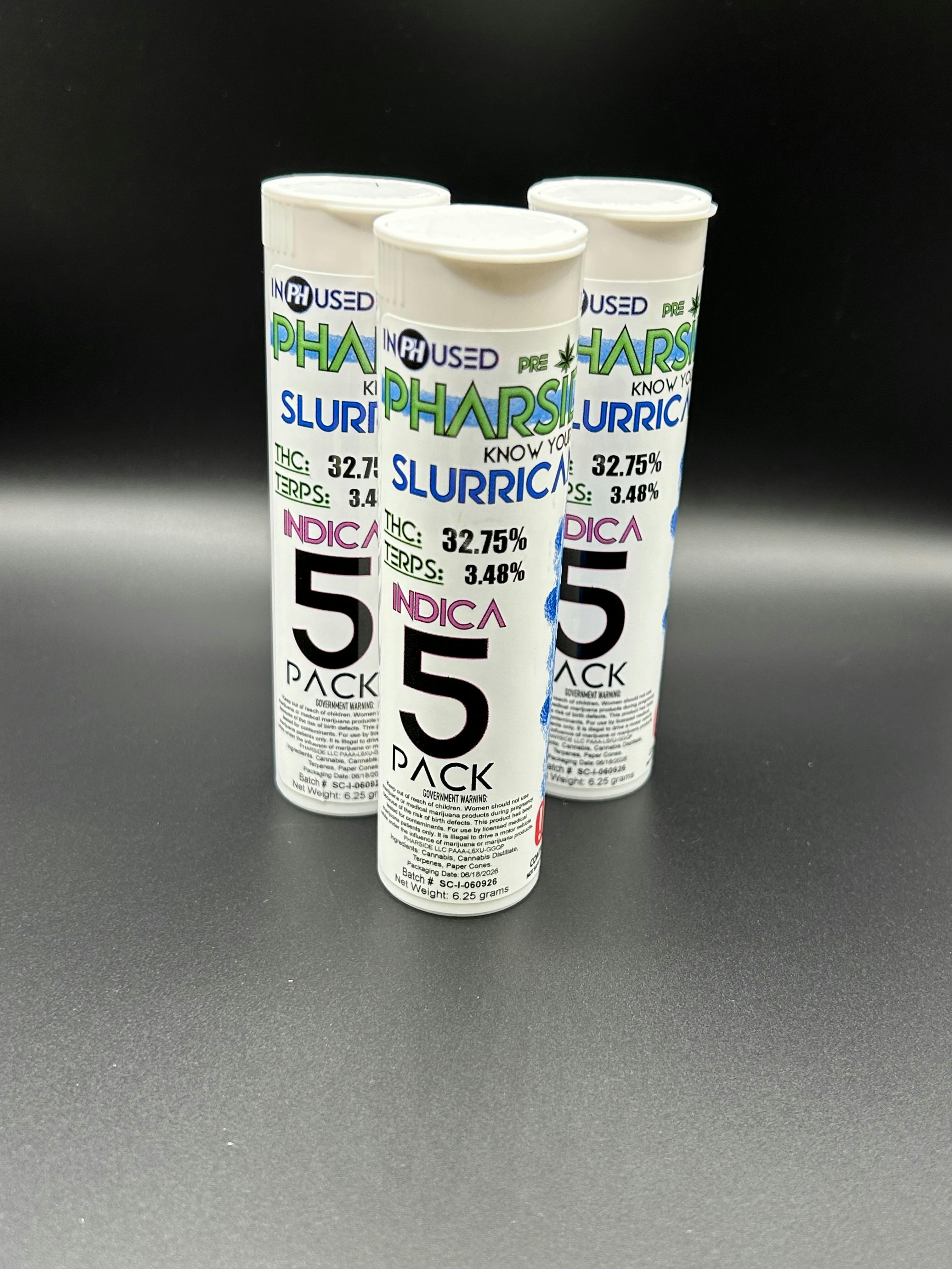 Pharside - Infused Pre-Roll 5 Pack- Slurricane 6.25g