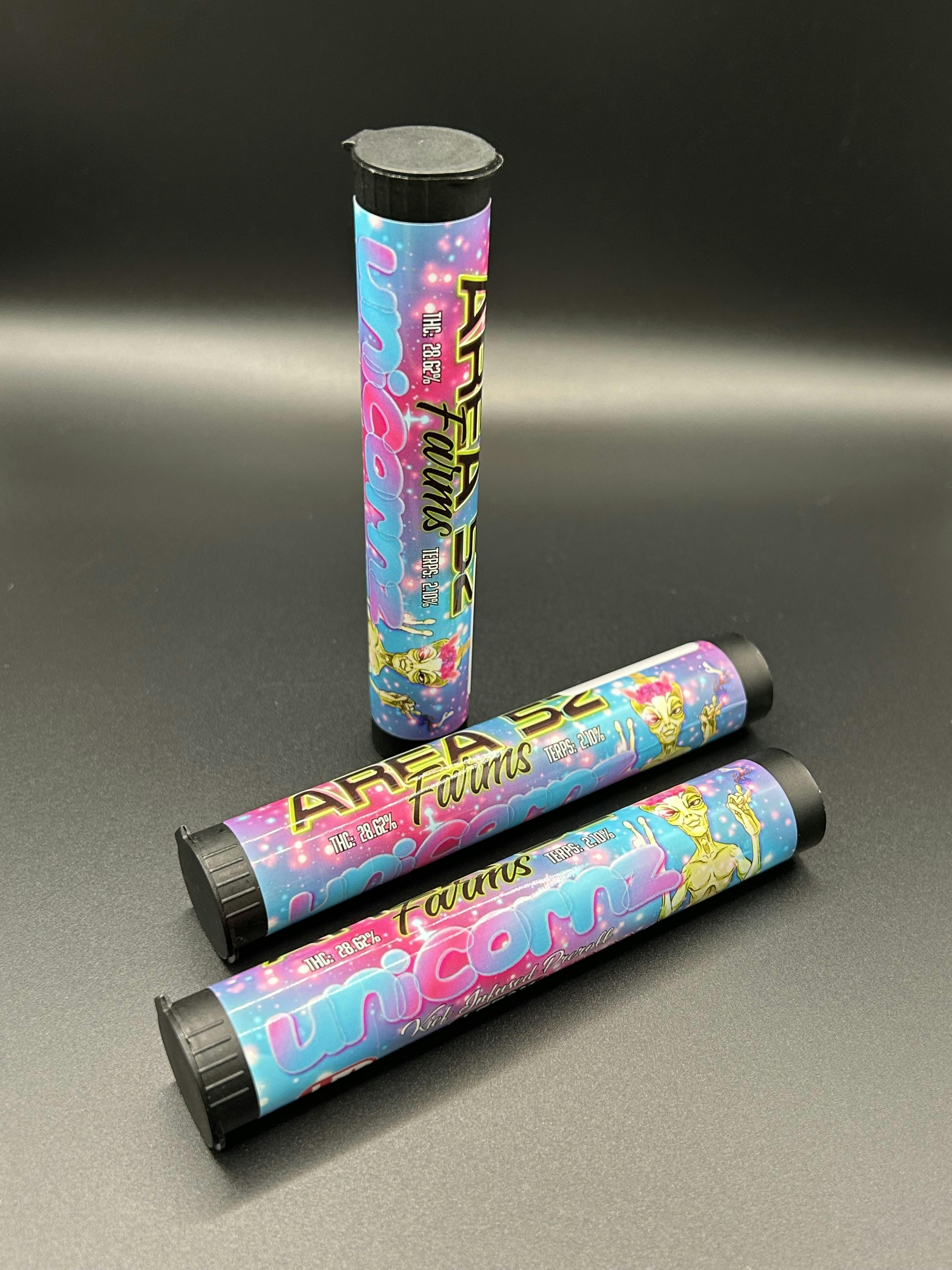 Area 52 | Unicornz | THC: 28.62% TERPS: 2.10% | 1G Pre-roll (Tax Included)