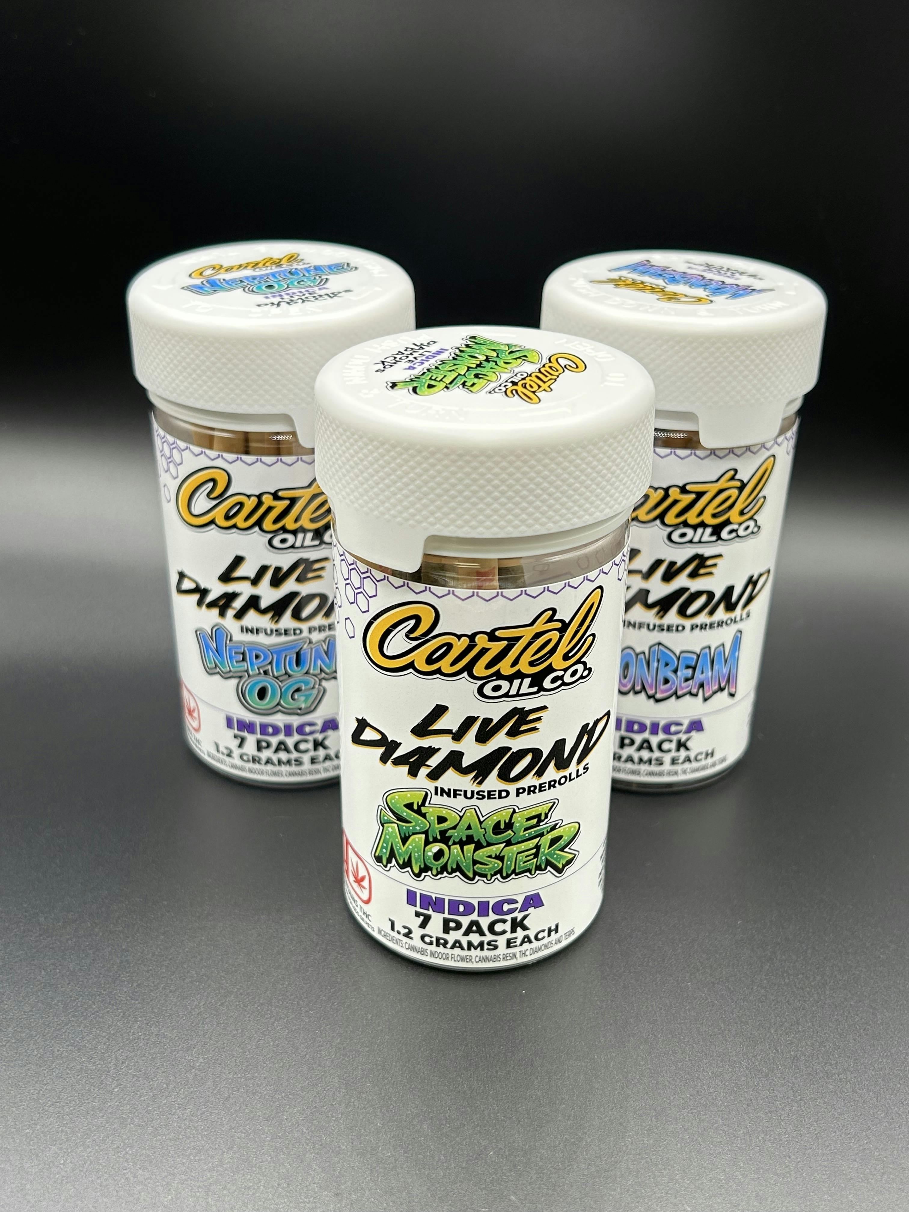 Cartel Oil Co | Space Monster | THC: 44.95% TERPS: 2.78% | Live Diamond 7 Pack (Tax Included)
