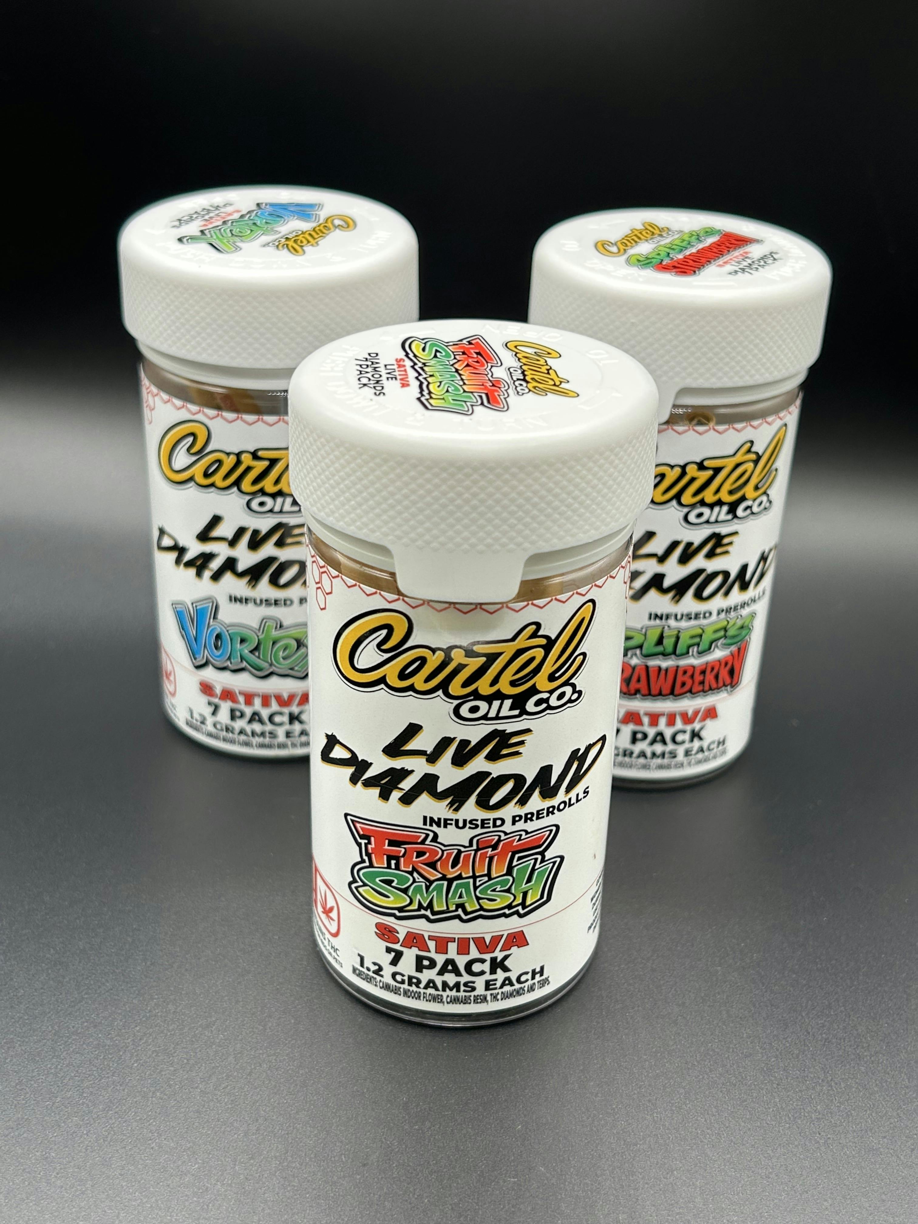 Cartel Oil Co | Fruit Smash | THC: 40.71% TERPS: 2.38% | Live Diamond 7 Pack (Tax Included)