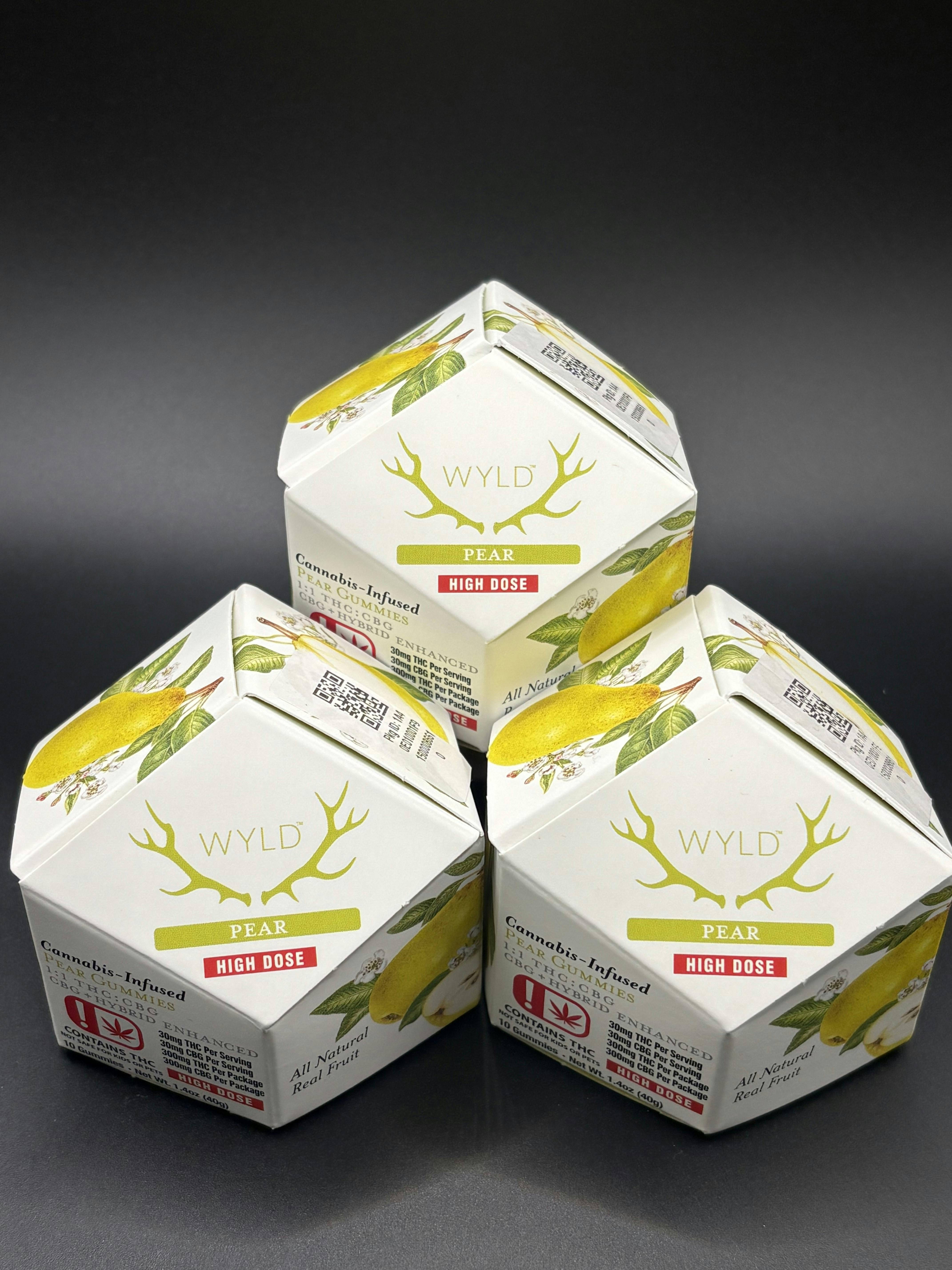 *HIGH DOSE* Pear 1:1 CBG + Hybrid Enhanced Gummies | 300:300mg