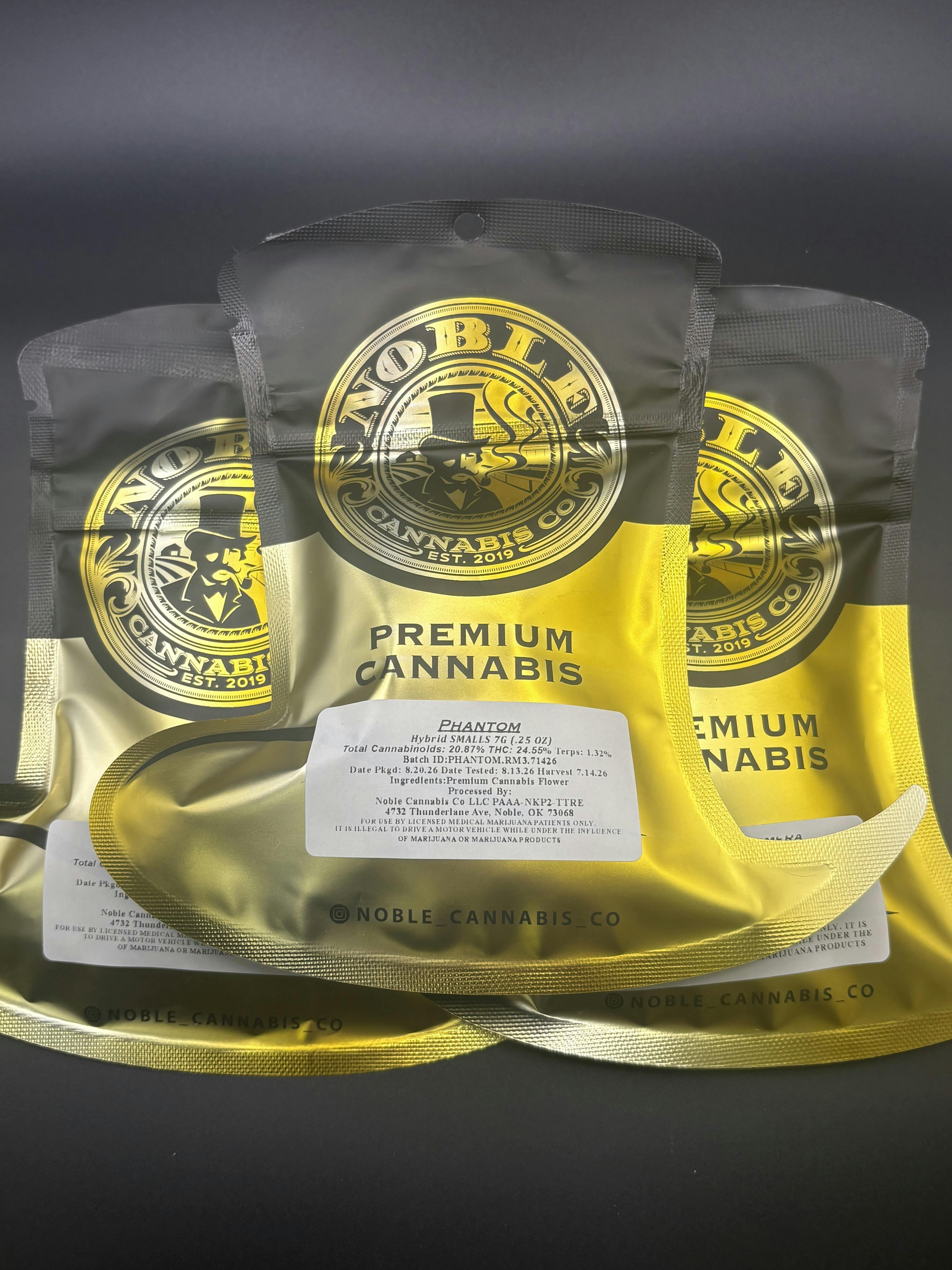 Noble Co | Phantom | 3.5G Pre-Pack SMALLS | THC: 20.87% TERPS: 1.32% (Tax Included)