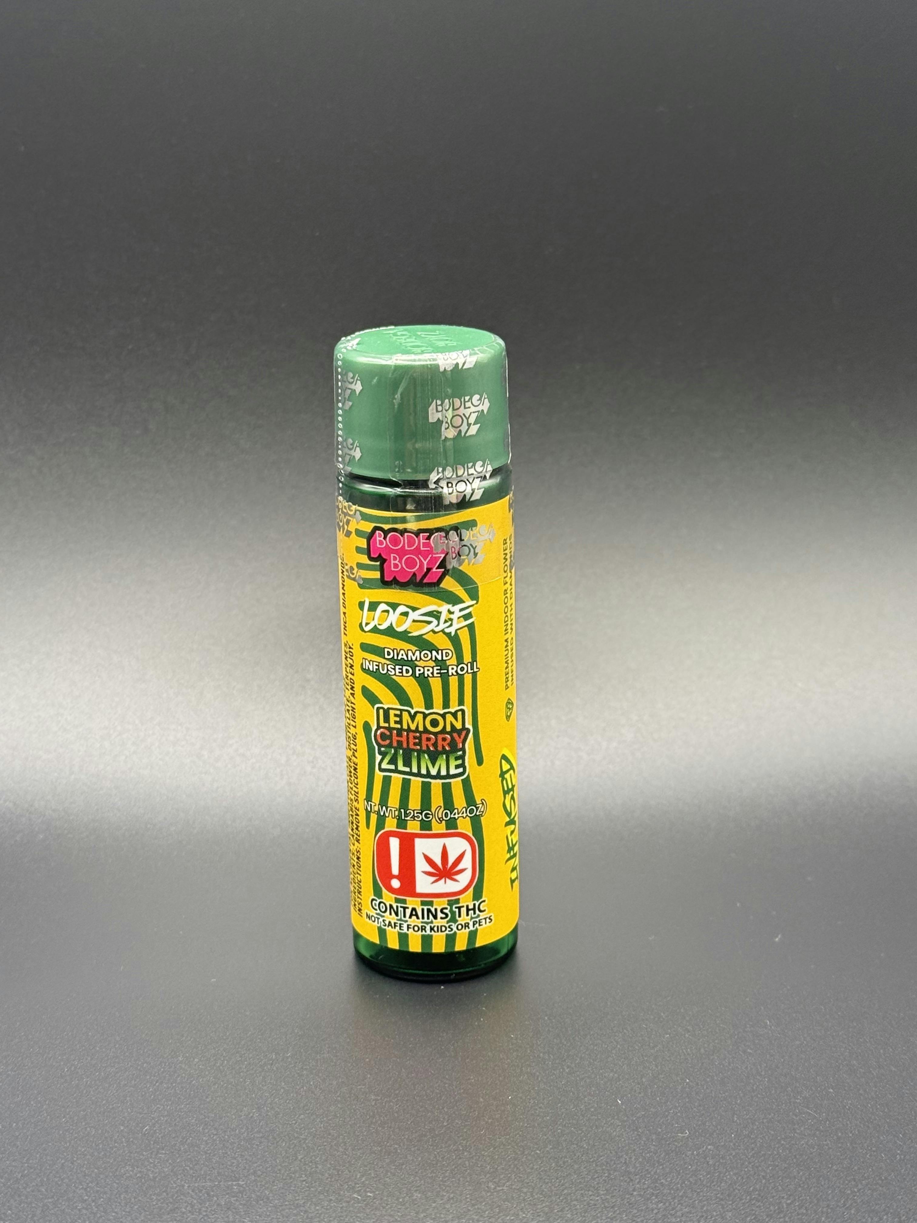 Bodega Boyz | Lemon Cherry Zlime | THC: 40.86% TERPS: 5.572% | 1.25G Infused Pre-Roll (Tax Included)