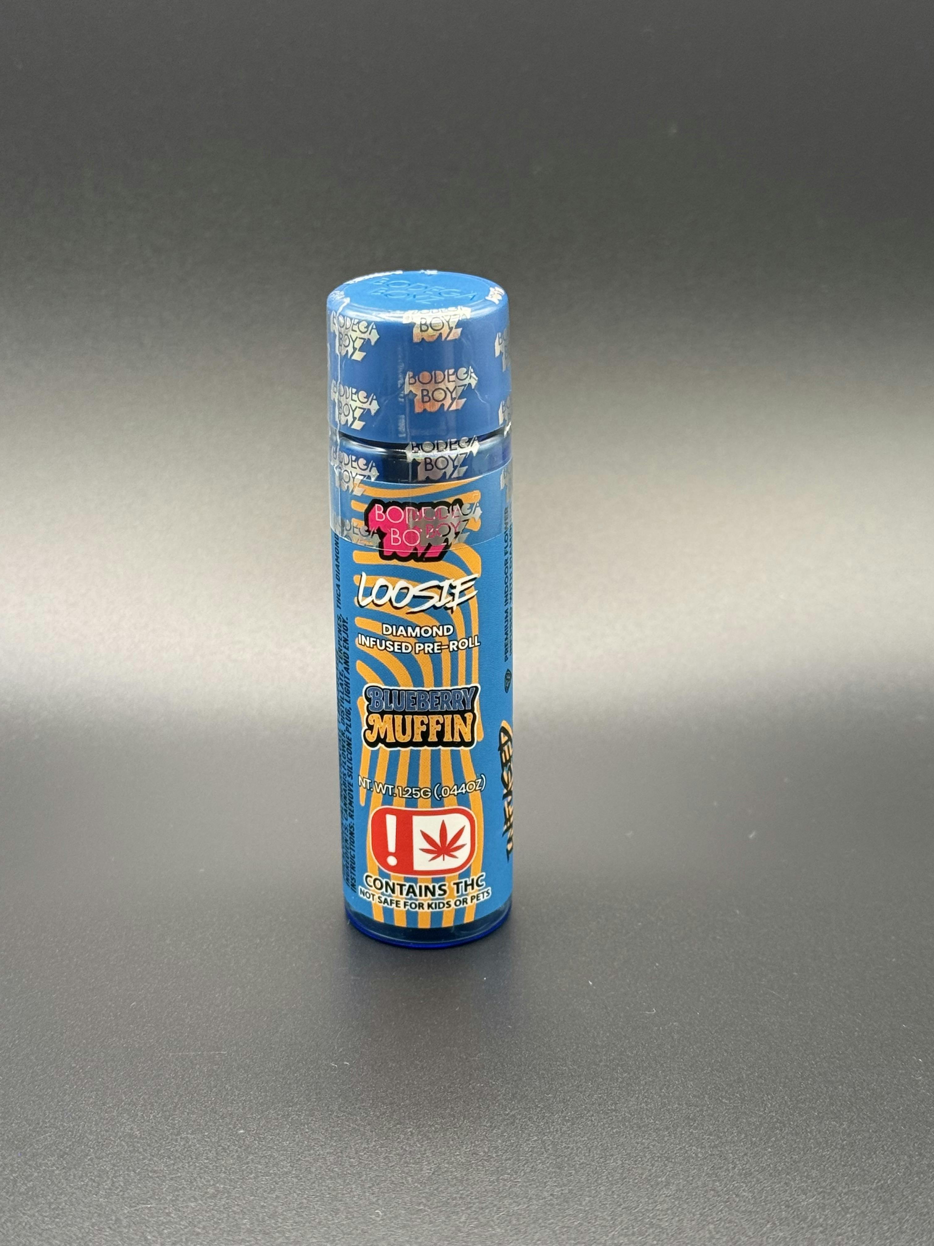 Bodega Boyz | Blueberry Muffin | THC: 52.92% TERPS: 4.745% | 1.25g Infused Pre-Roll (Tax Included)
