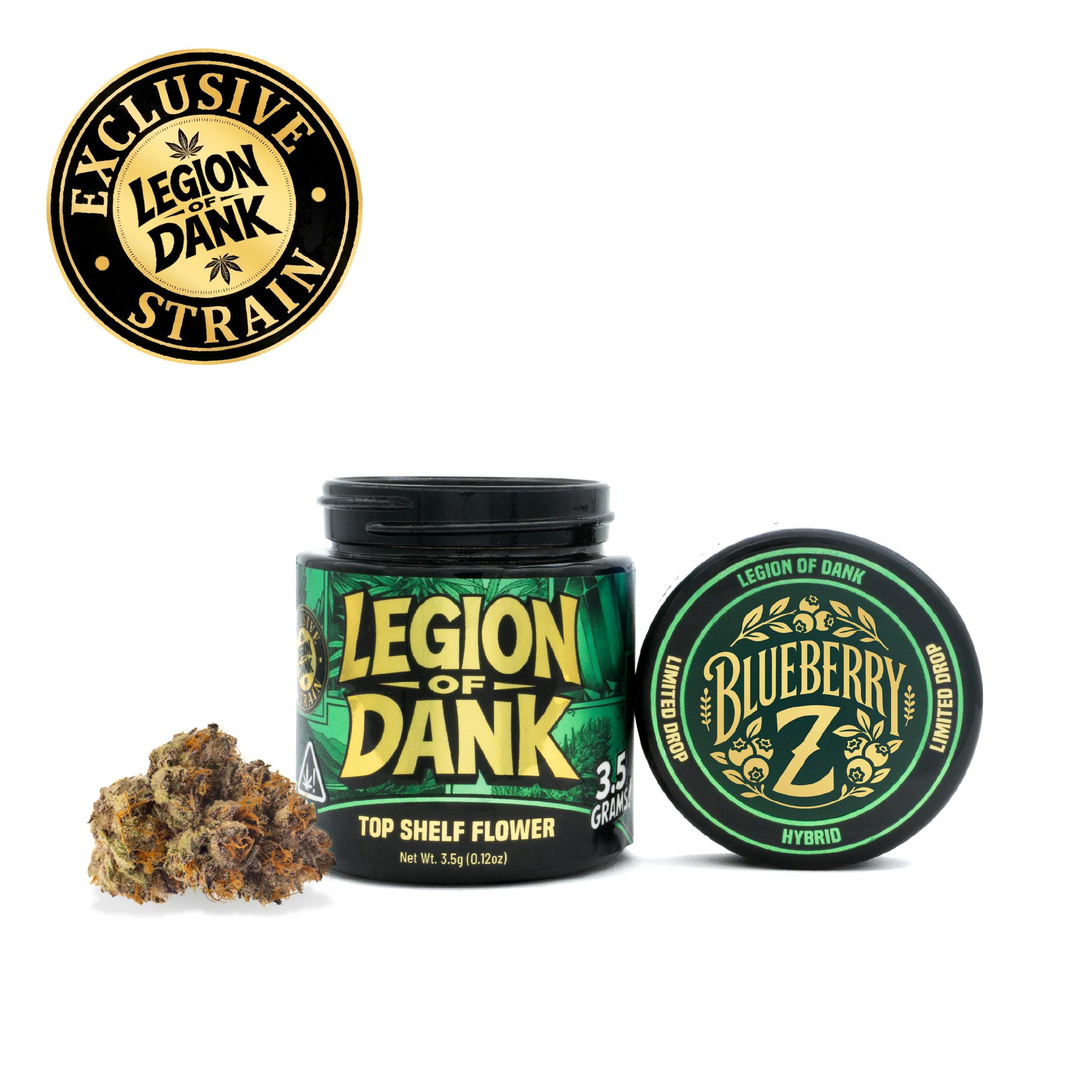 Legion of Dank - Blueberry Z Exclusive Drop - 3.5g Flower