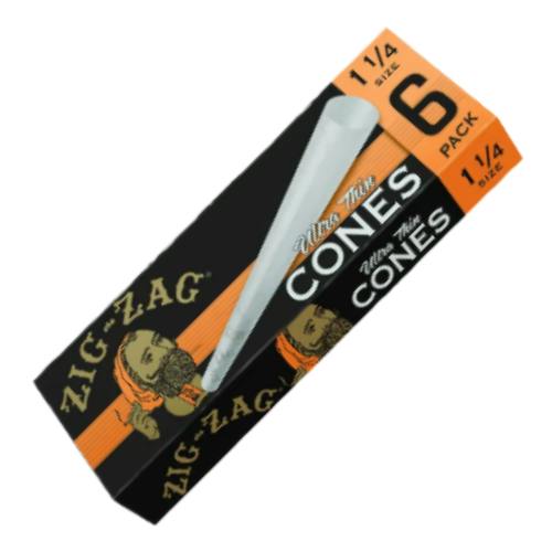 Raw - 1 1/4 Cones - 6 Pack