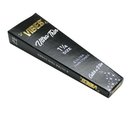 Vibes - 1 1/4 Cones - 6 Pack / Ultra Thin at Stability Cannabis